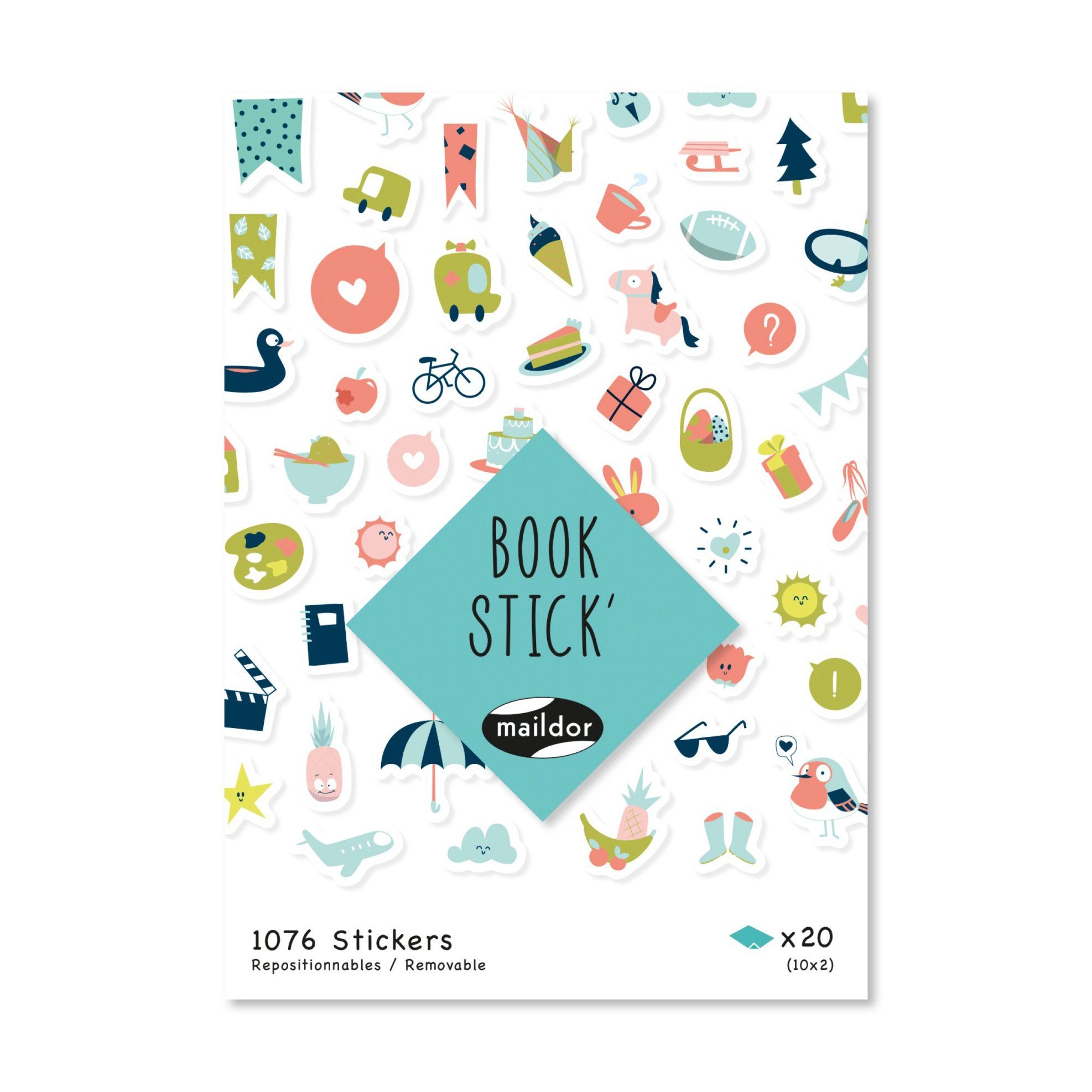 maildor Aufkleber Stickerbuch Bullet Journal, 1076 Stück
