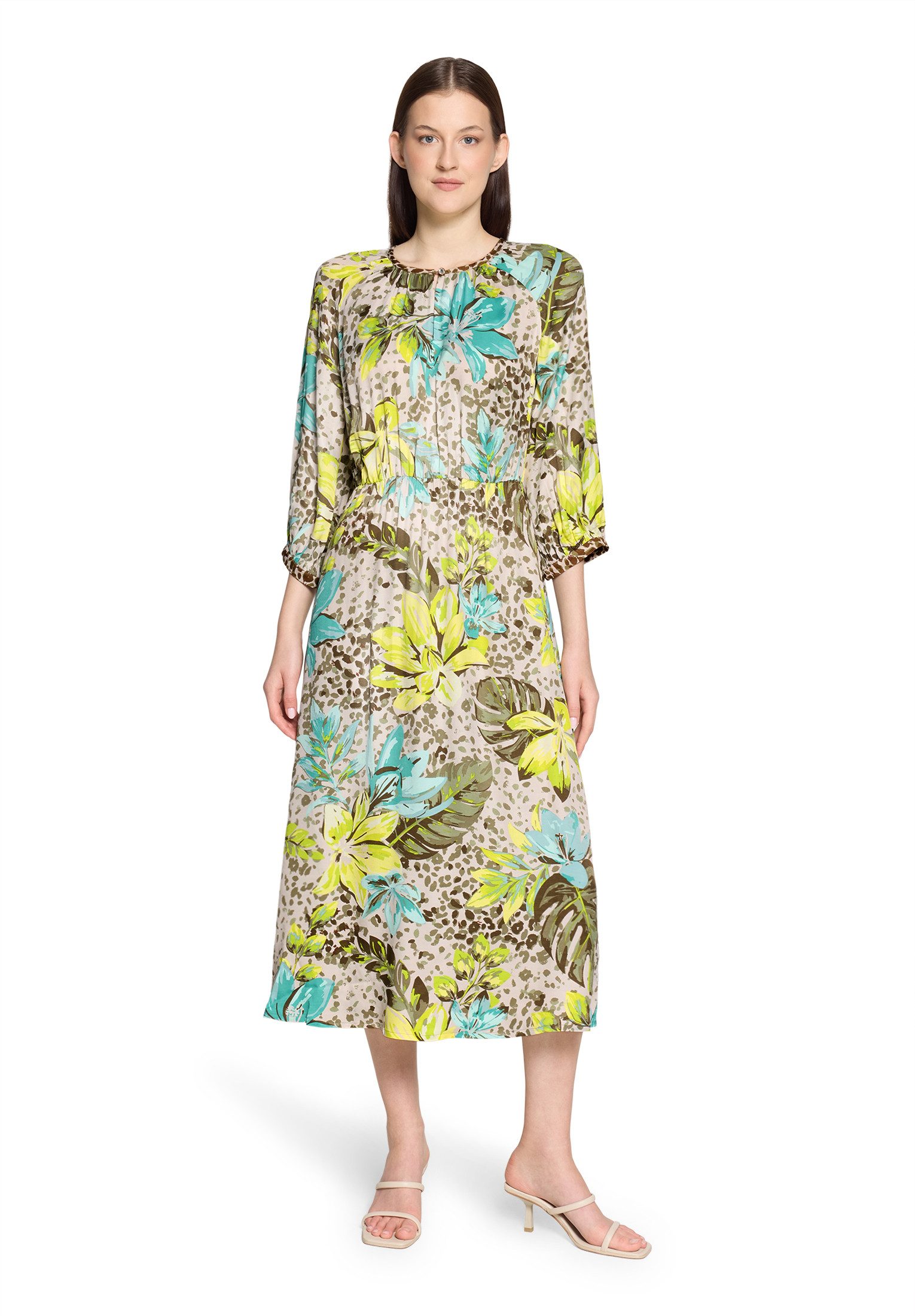 Betty Barclay Sommerkleid Damen mit Rundhalsausschnitt