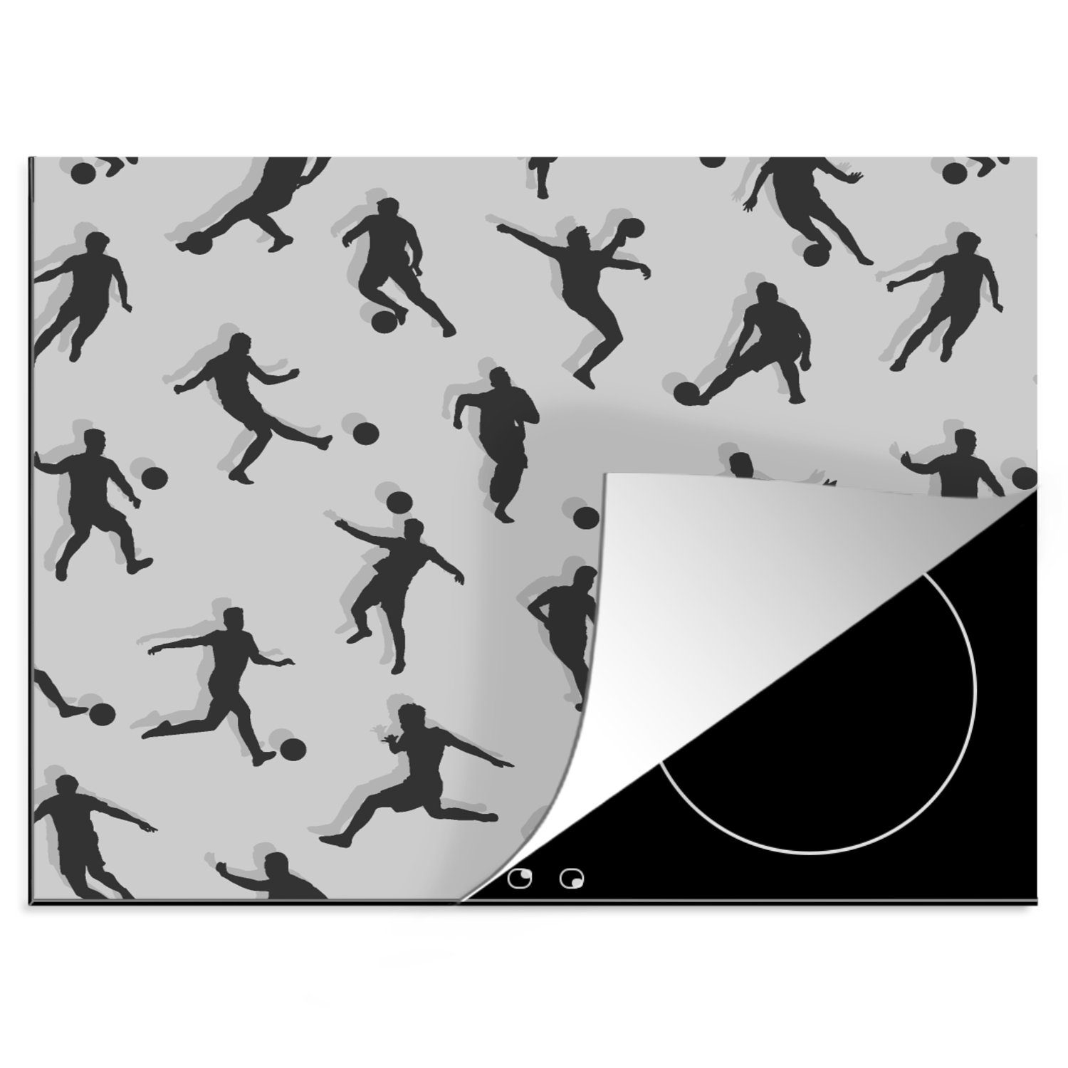 Online-Shopping MuchoWow Herdblende-/Abdeckplatte Fußball - Sport Muster, (1 - nutzbar, Arbeitsfläche 60x52 Ceranfeldabdeckung Vinyl, Mobile tlg), cm