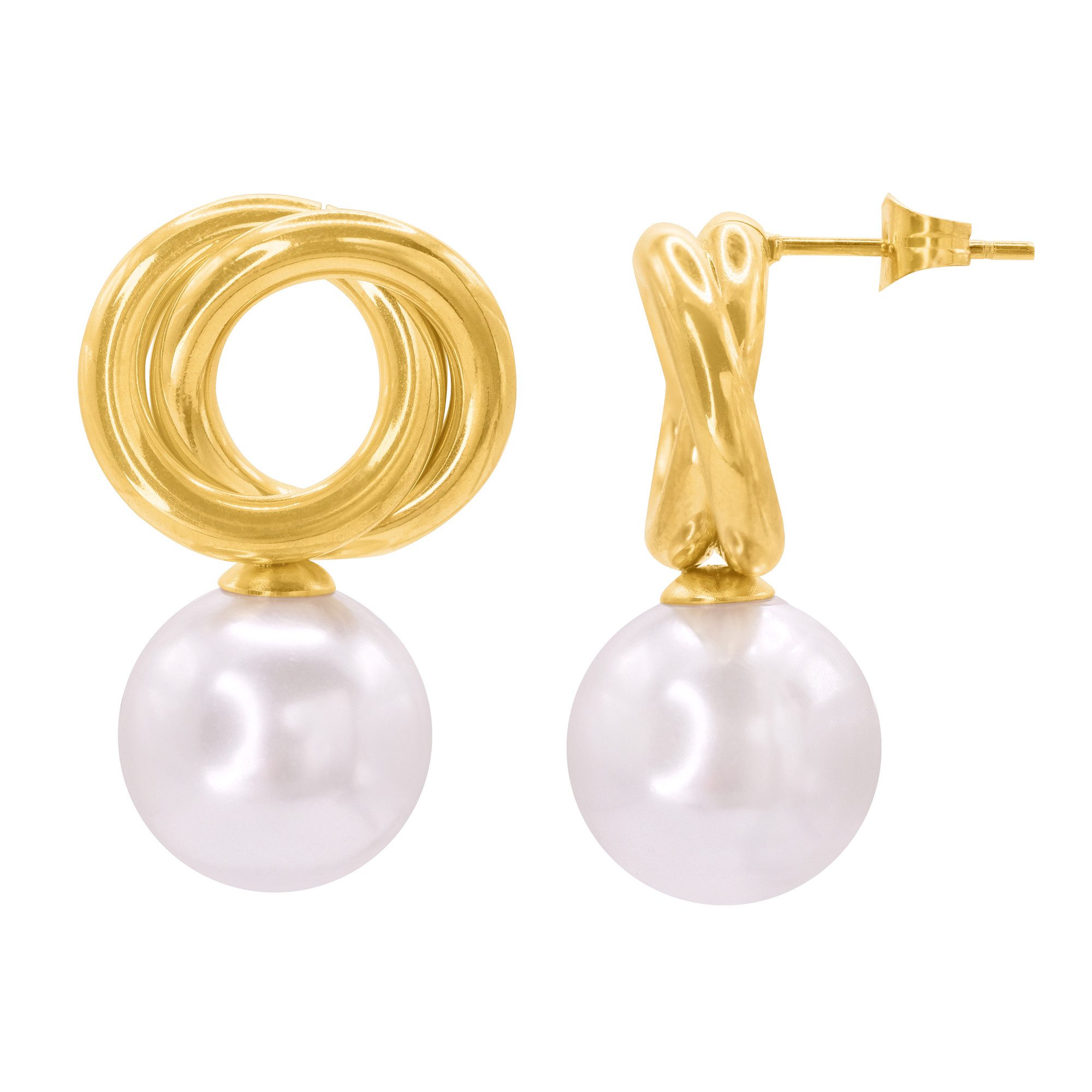 Heideman Paar Ohrstecker Cassia goldfarben (Ohrringe, günstig online kaufen