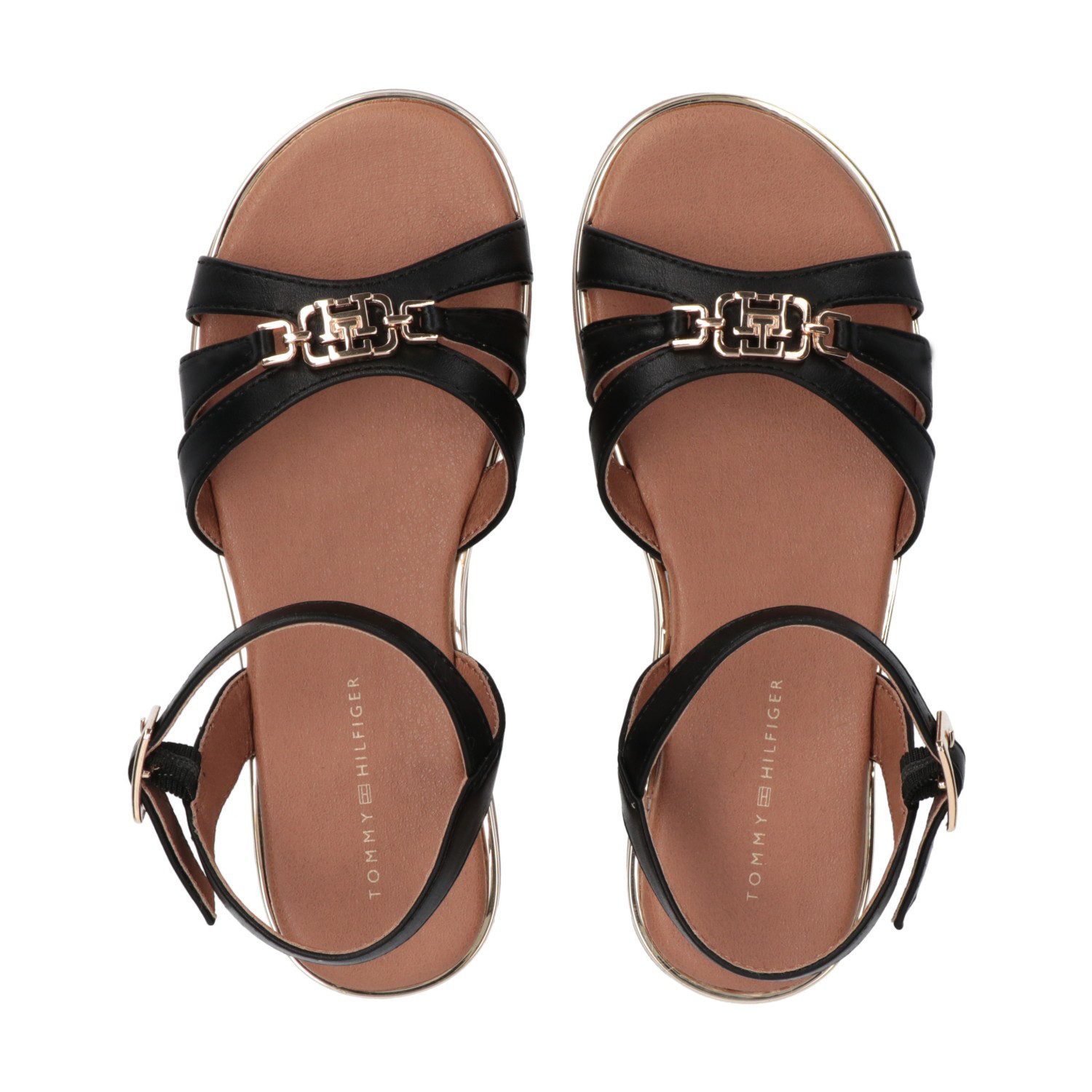 Tommy Hilfiger Riemchensandale Sandalette, Festtagsschuh, Sommerschuh mit Schnallenverschluss – Bild 4 von 4