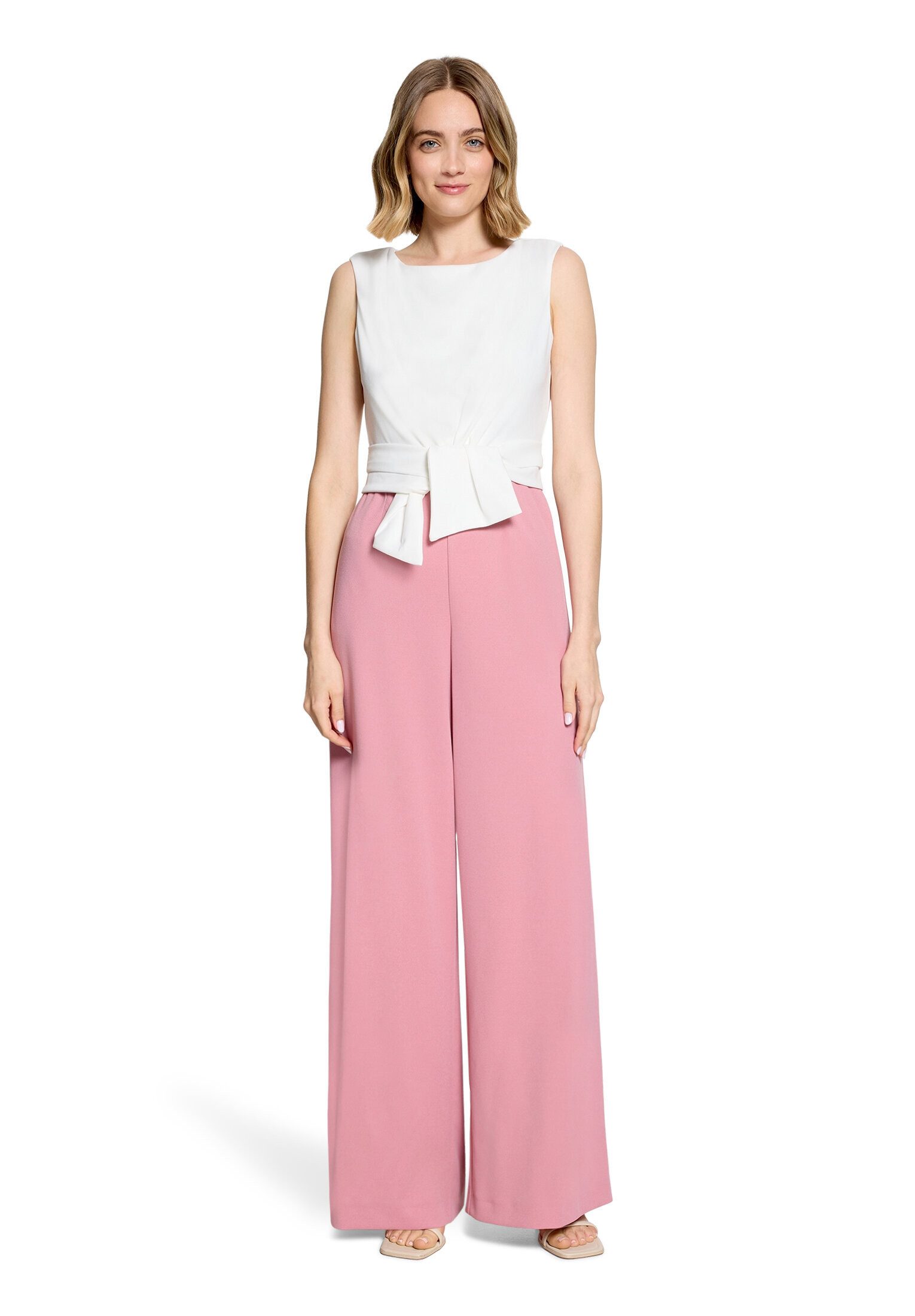 Vera Mont Overall Damen mit weitem Bein (1-tlg) Bunddetail