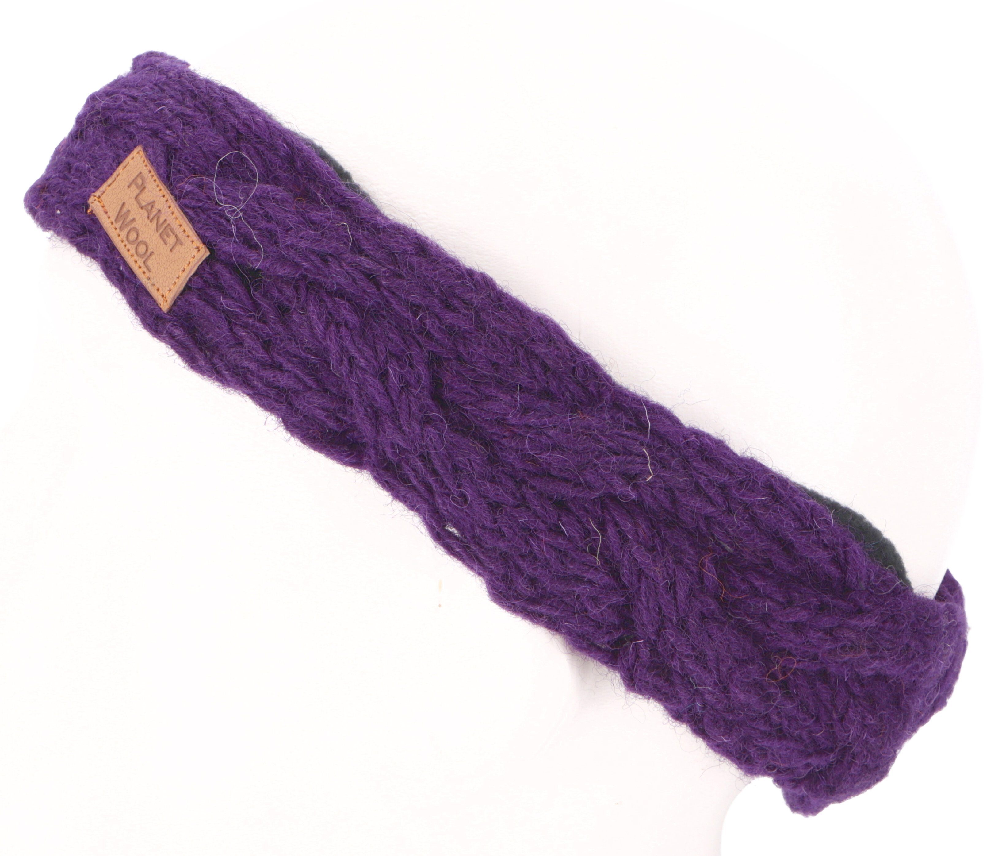 Guru-Shop Stirnband Geflochtenes Woll-Strick-Stirnband, gestrickter.. günstig online kaufen