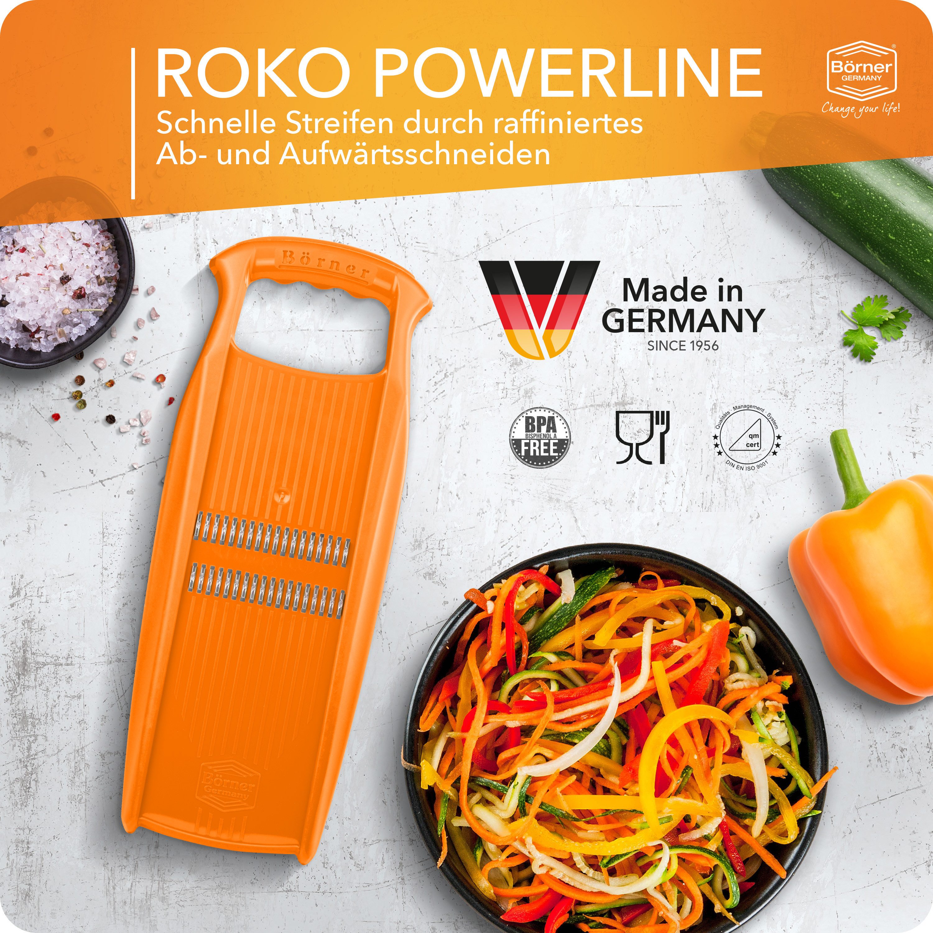Börner Gemüseschneider Roko PowerLine mit Fruchthalter