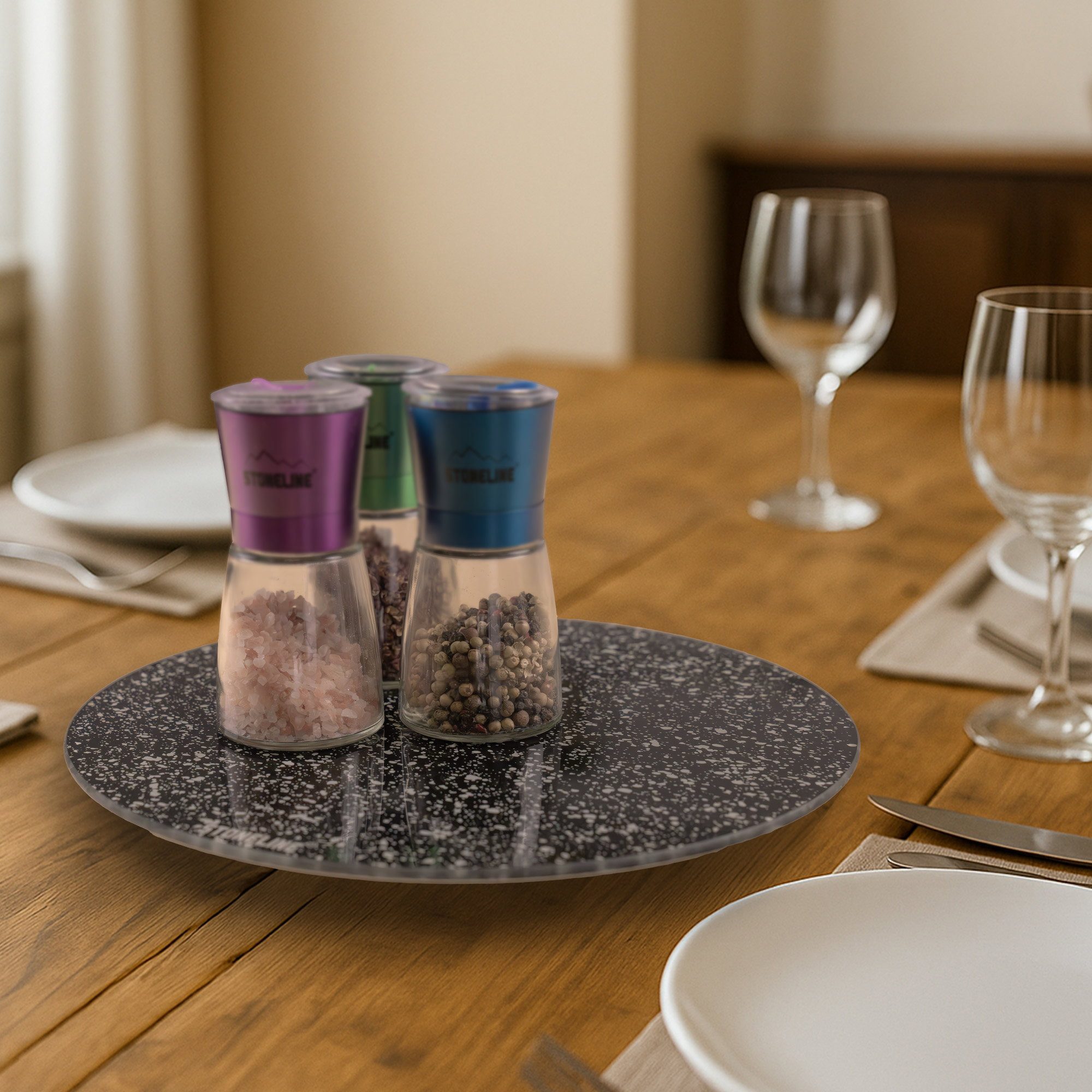 STONELINE Servierplatte, Glas