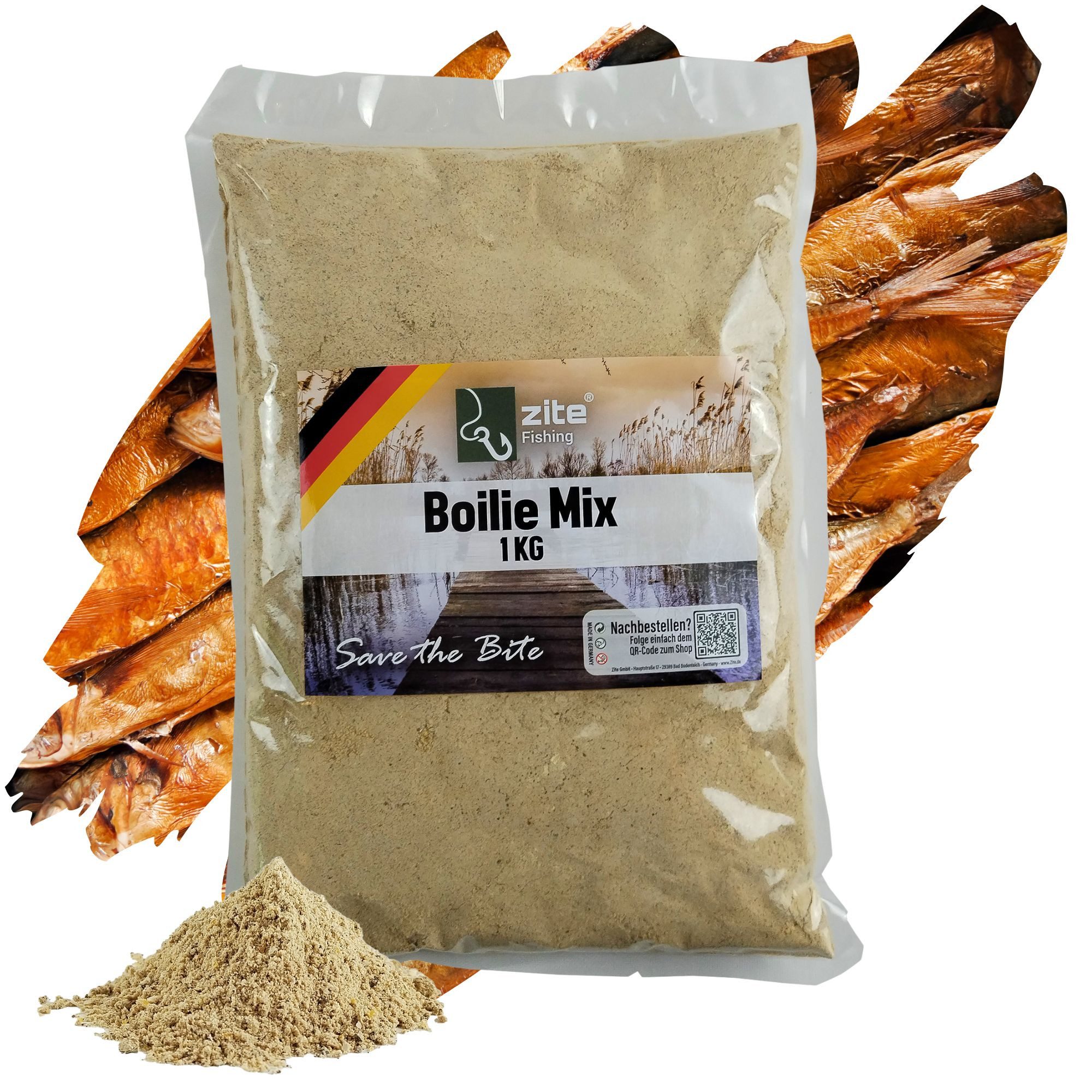 Fischlockstoff 1 kg Boilie-Fertig-Mixe in verschiedenen Aromen