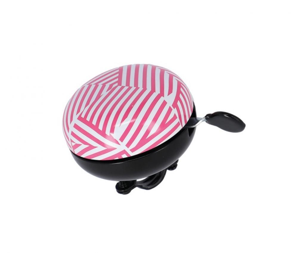 XLC Fahrradklingel XLC Fahrradklingel Mingun DD-M09 Stripes Ø83mm berry weiß