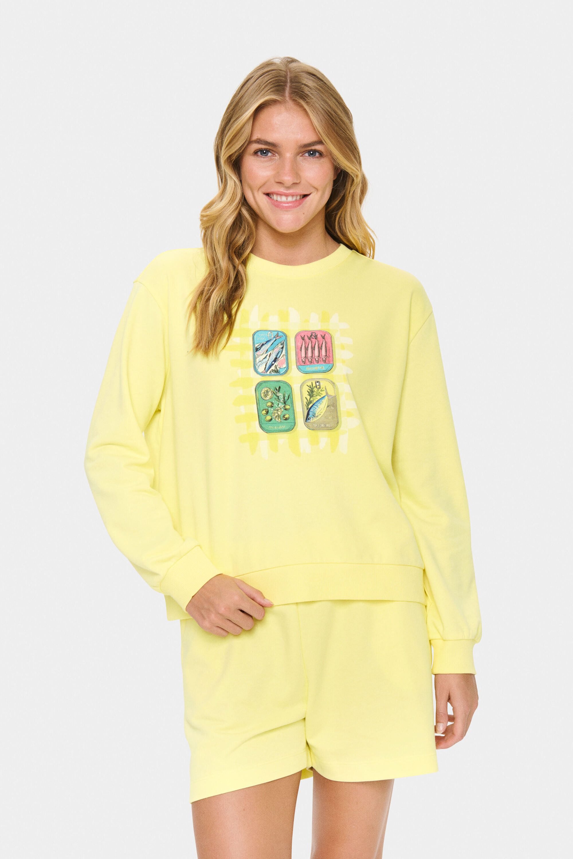 Saint Tropez Sweatjacke Trackjacket-sweat LolenaSZ