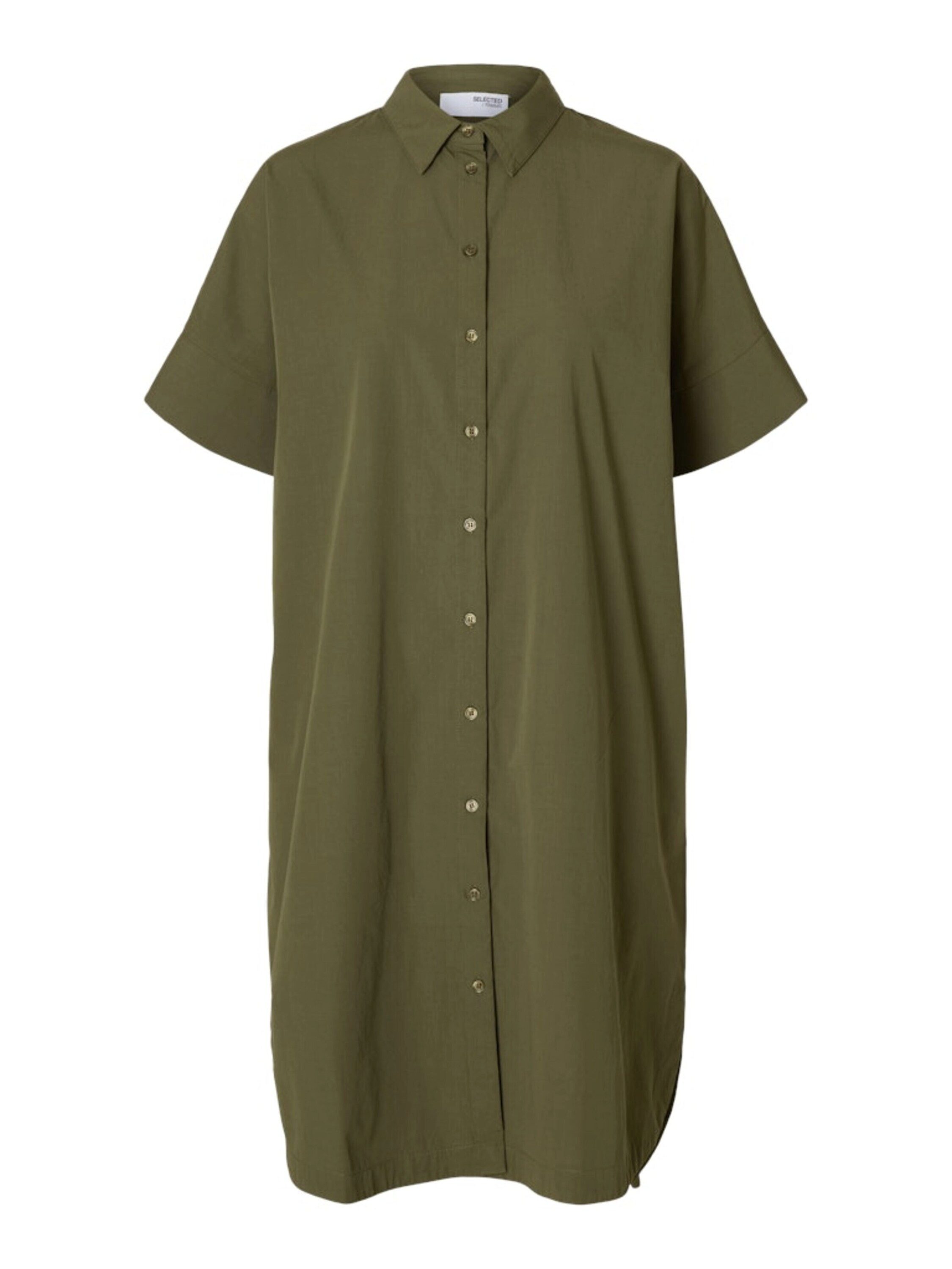 Selected Blusenkleid SLFBLAIR (1-tlg) Falten