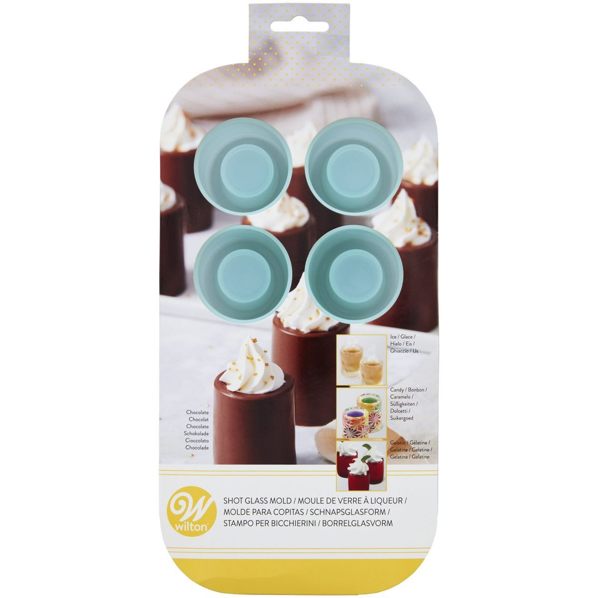Wilton Silikonform Wilton Schnapsgläser-Form, Silicone Shot Mould, (1-tlg)