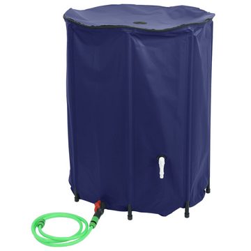 vidaXL Regentonne Wassertank mit Wasserhahn Faltbar 750 L PVC