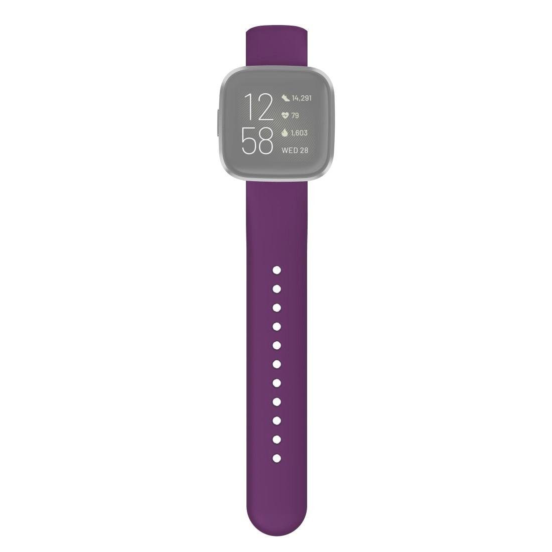 Ersatzarmband Versa 22,7 Hama Versa/Versa Fitbit 22mm, Lite, Smartwatch-Armband lila 2/ für cm