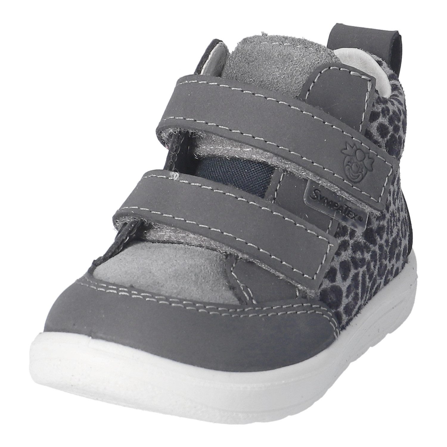 PEPINO by RICOSTA LIA, WMS: mittel Sneaker Klettschuh, Babyschuh mit Kontrastbesatz, Größenschablone zum Download