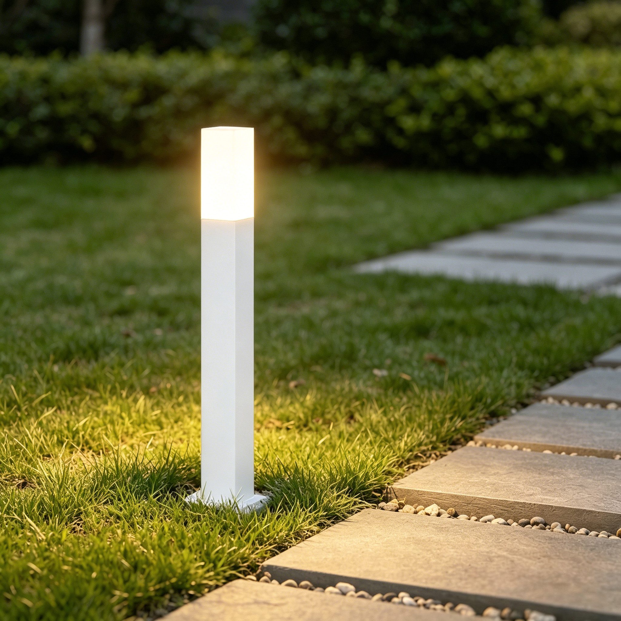 Mai & Mai LED Außen-Stehlampe LED Wegeleuchte 3000K IP65 Gartenlampe Standleuchte für Außen 3W