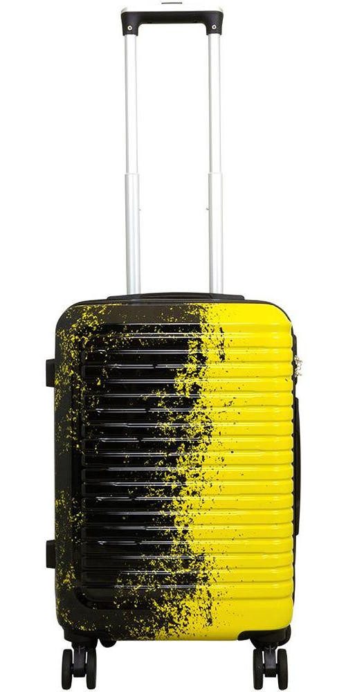 Warenhandel König Hartschalen-Trolley Sierra, 4 Rollen, modernes Zwei-Farb-Design, aufrecht rollbar