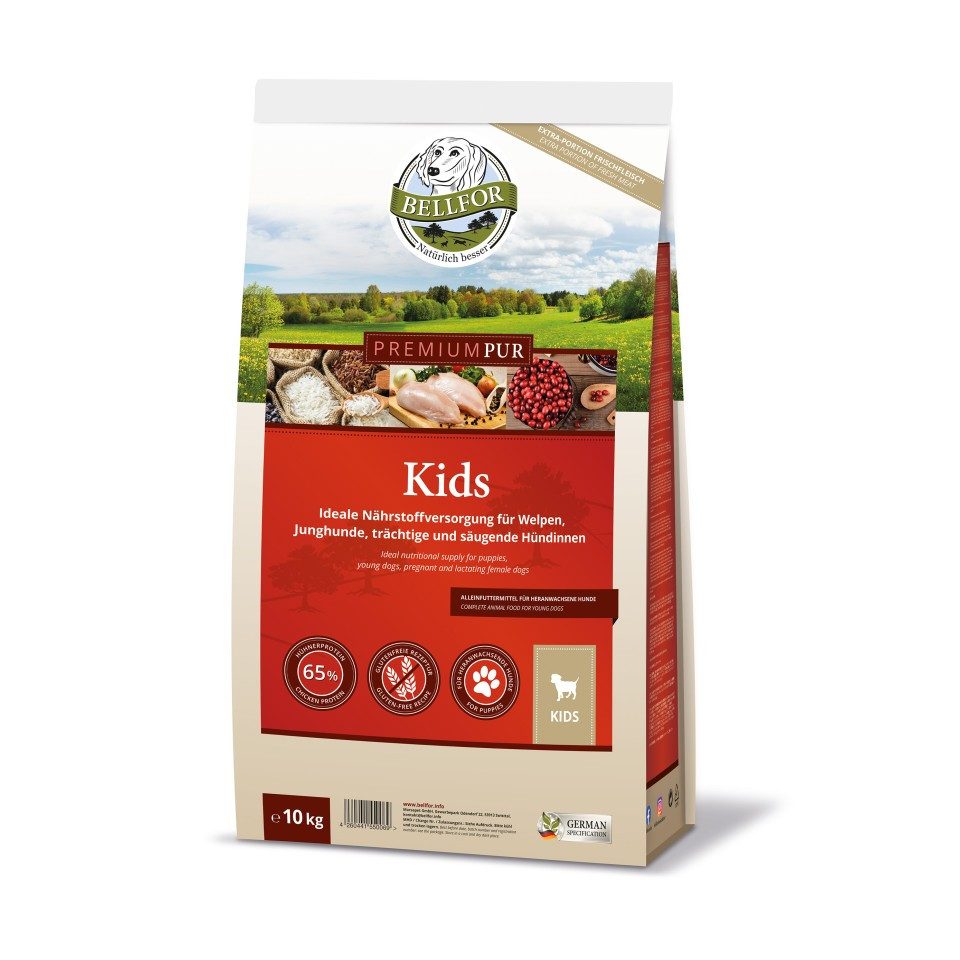 Bellfor Bellfor Hundefutter für Welpen - PREMIUM PUR Kids - 10 kg, für: Hunde