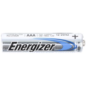 Energizer Energizer L92 Lithium Batterie AAA, FR03, 1,5 Volt 1260mAh 2er Bliste Fotobatterie, (1,5 V)