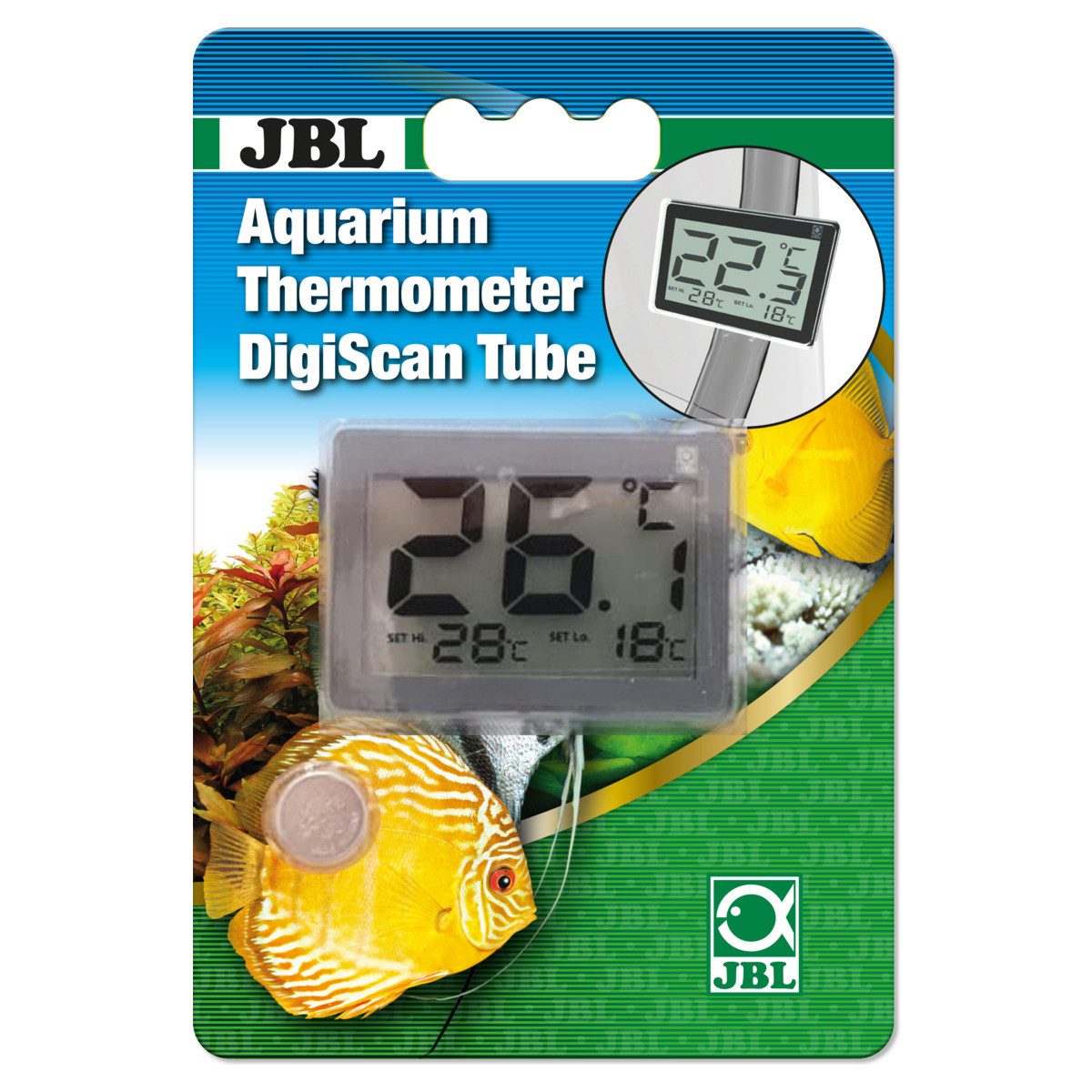 JBL GmbH & Co. KG Aquarium-Heizungssteuerung Aquarium Thermometer DigiScan Tube