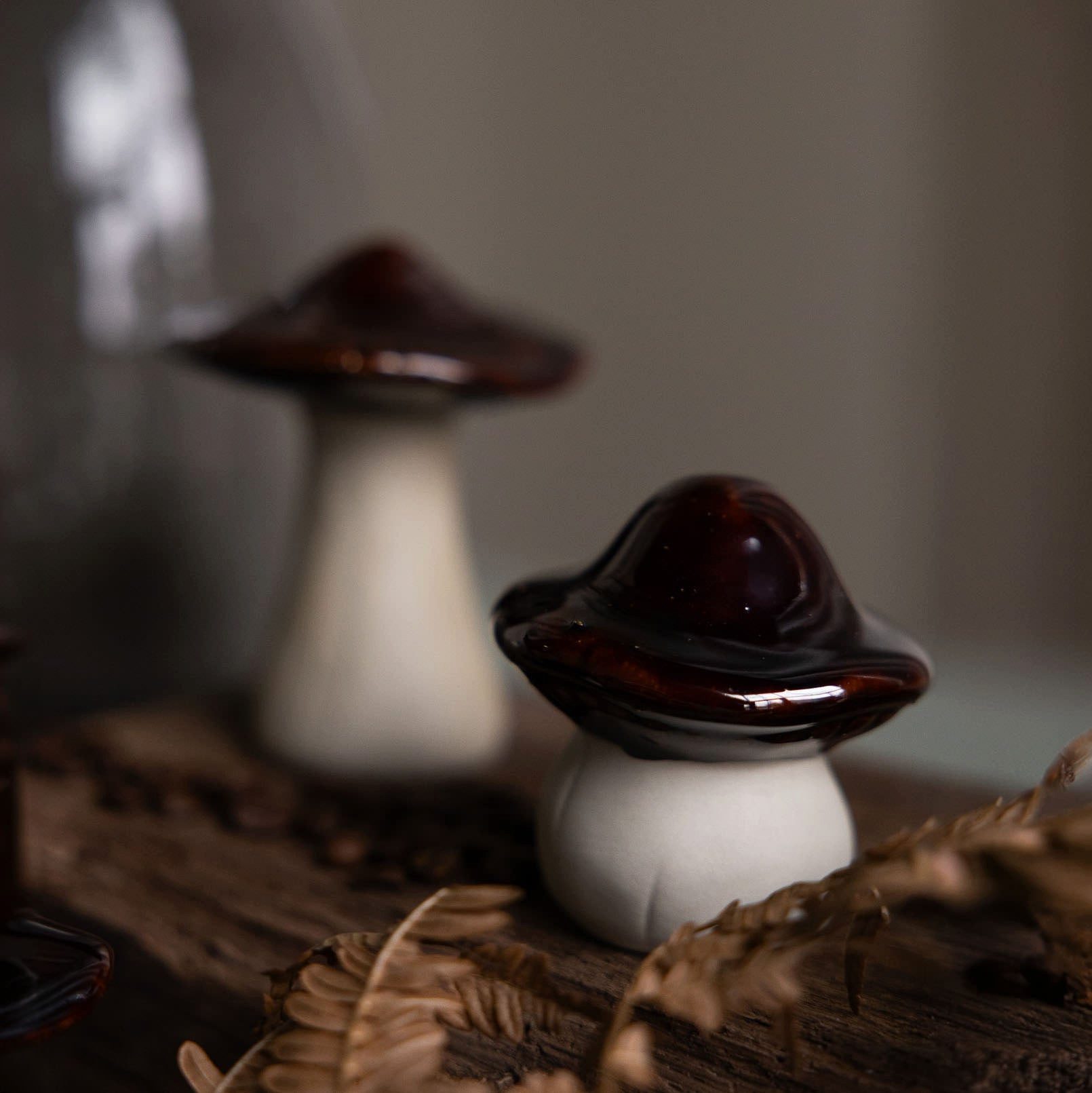 Storefactory Dekoobjekt Pilz Skogstorp Herbstdeko in braun – Bild 2 von 4
