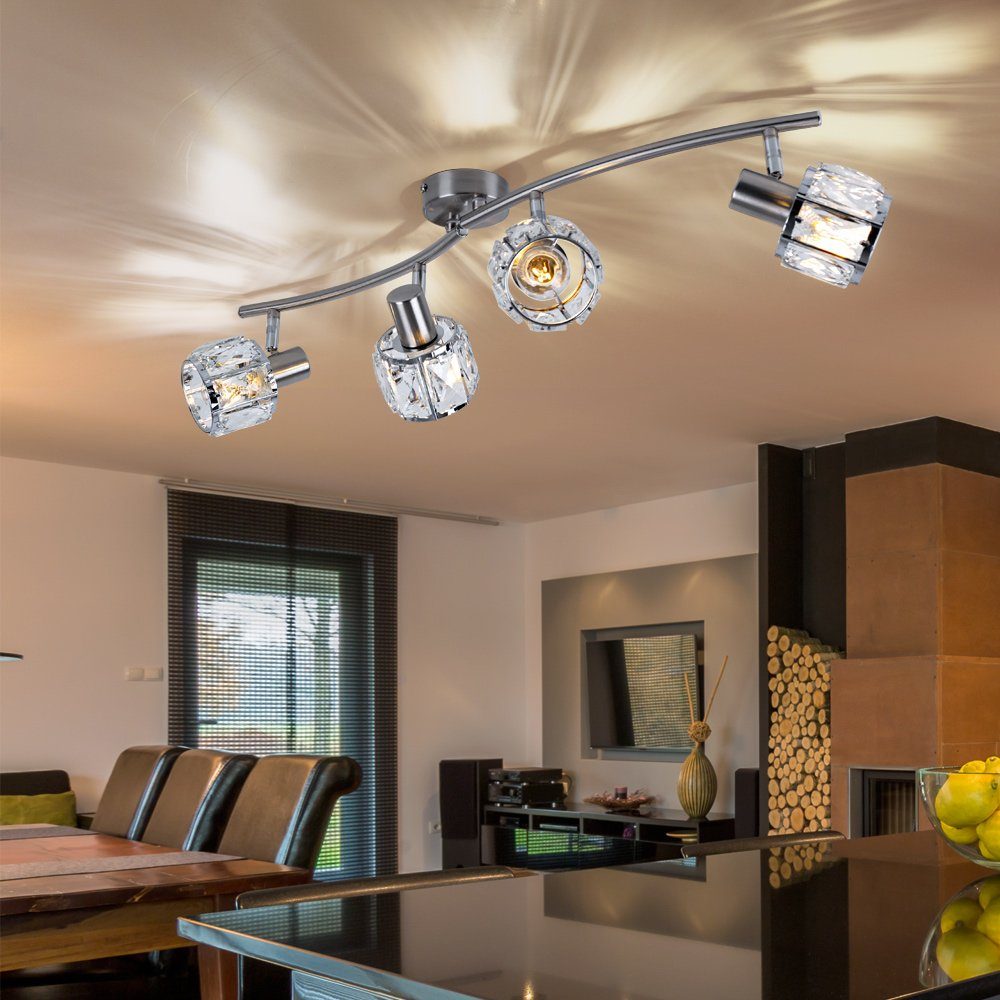GLOBO LIGHTING Deckenspot, Leuchtmittel nicht inklusive, Deckenleuchte Deckenlampe Spotleuchte Spotlampe