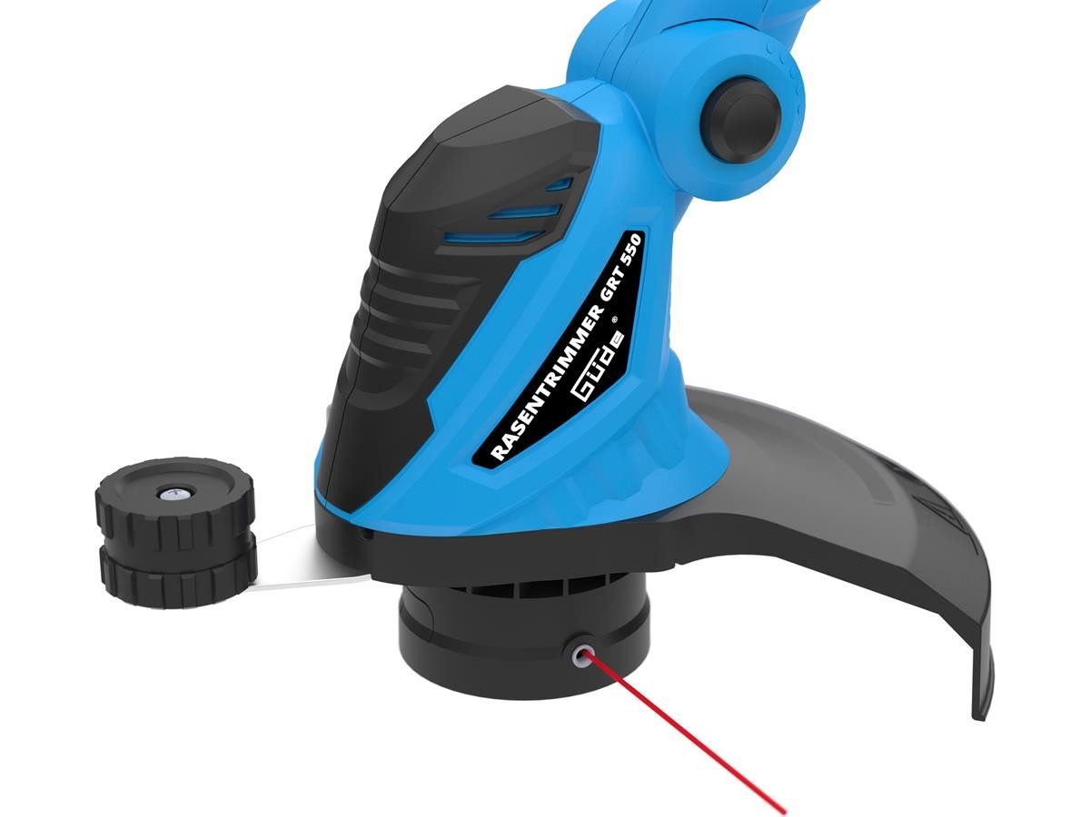 Güde Rasentrimmer-Deflektor GRT 550), 550 W, 180 drehbahrer Trimmerkopf, Fadenspule Schnittbreite 300 mm