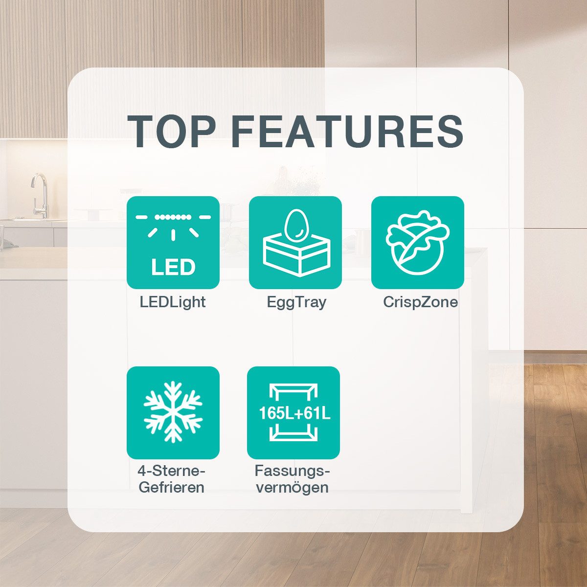 GORENJE Kühl-/Gefrierkombination RF 414 EPS4, 143,6 cm hoch, 55 cm breit – Bild 4 von 5
