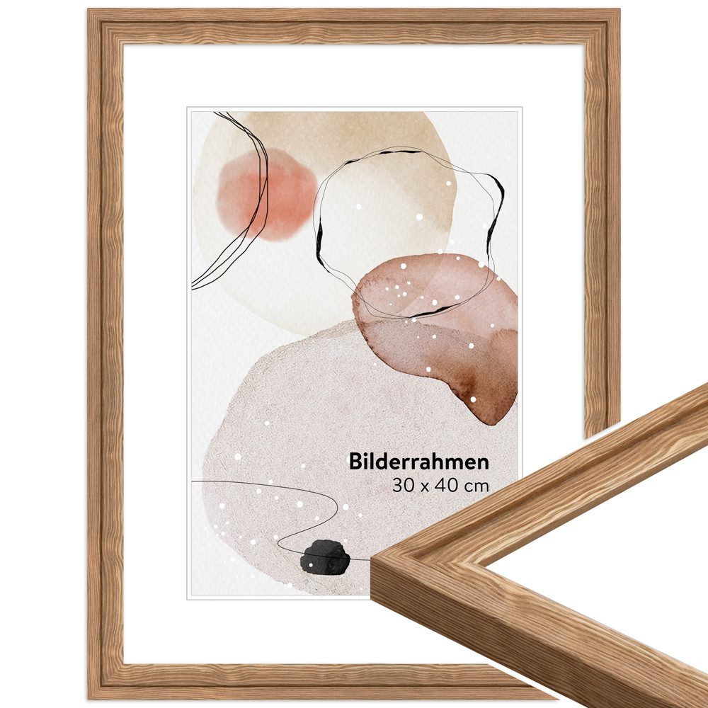 WANDStyle Bilderrahmen H025, Eiche-Optik, aus Massivholz günstig online kaufen