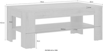 FORTE Couchtisch, Breite ca. 110 cm