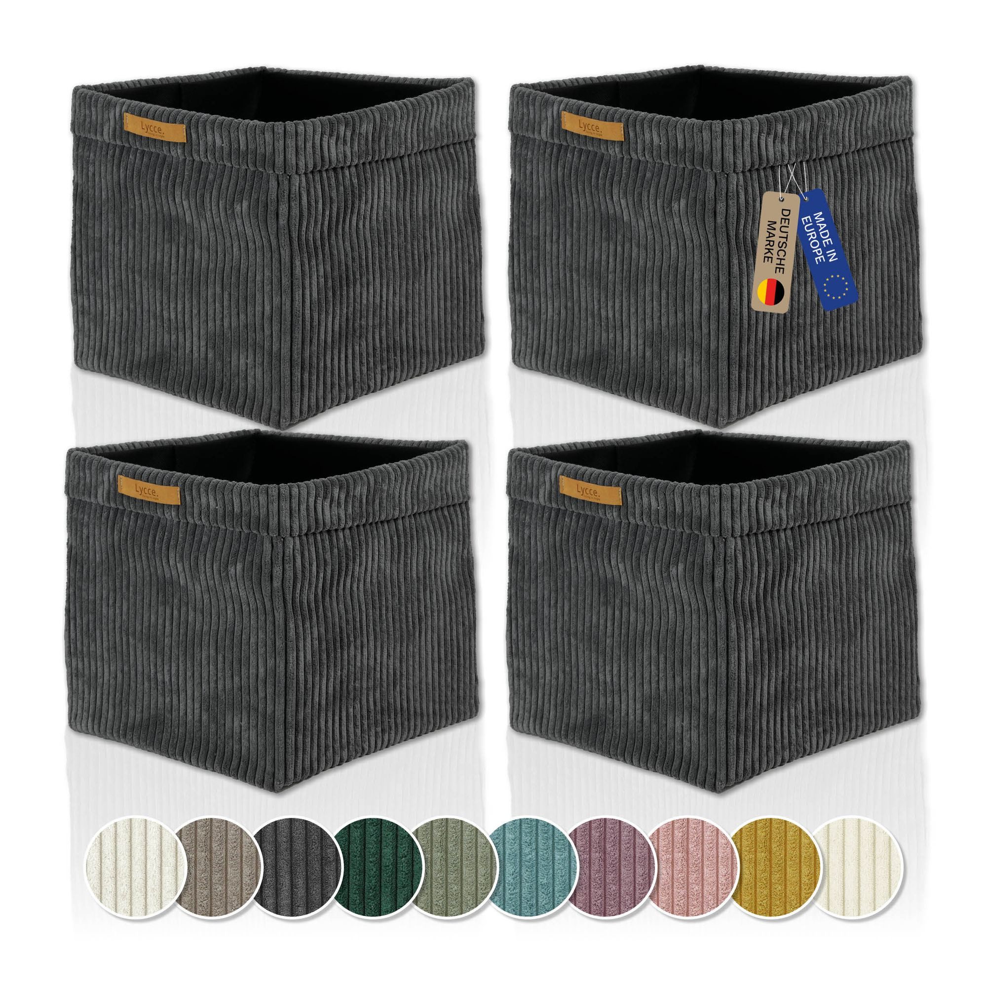 Lycce Regalkorb Kallax Boxen Cord 4er günstig online kaufen