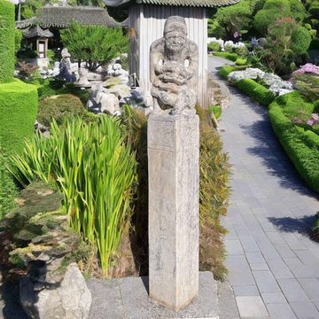 Asien LifeStyle Gartenfigur Chinesischer Wächterlöwe - Tempelwächter - Fu-Dog