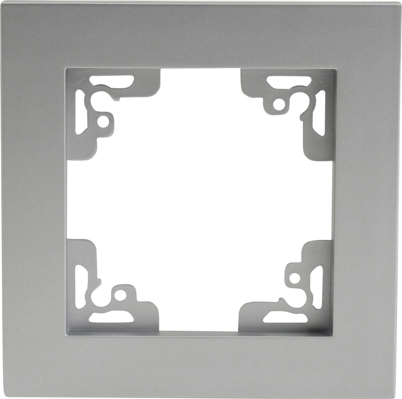 UNITEC Lichtschalter Unitec Abdeckrahmen 1-fach Melbourne, silber