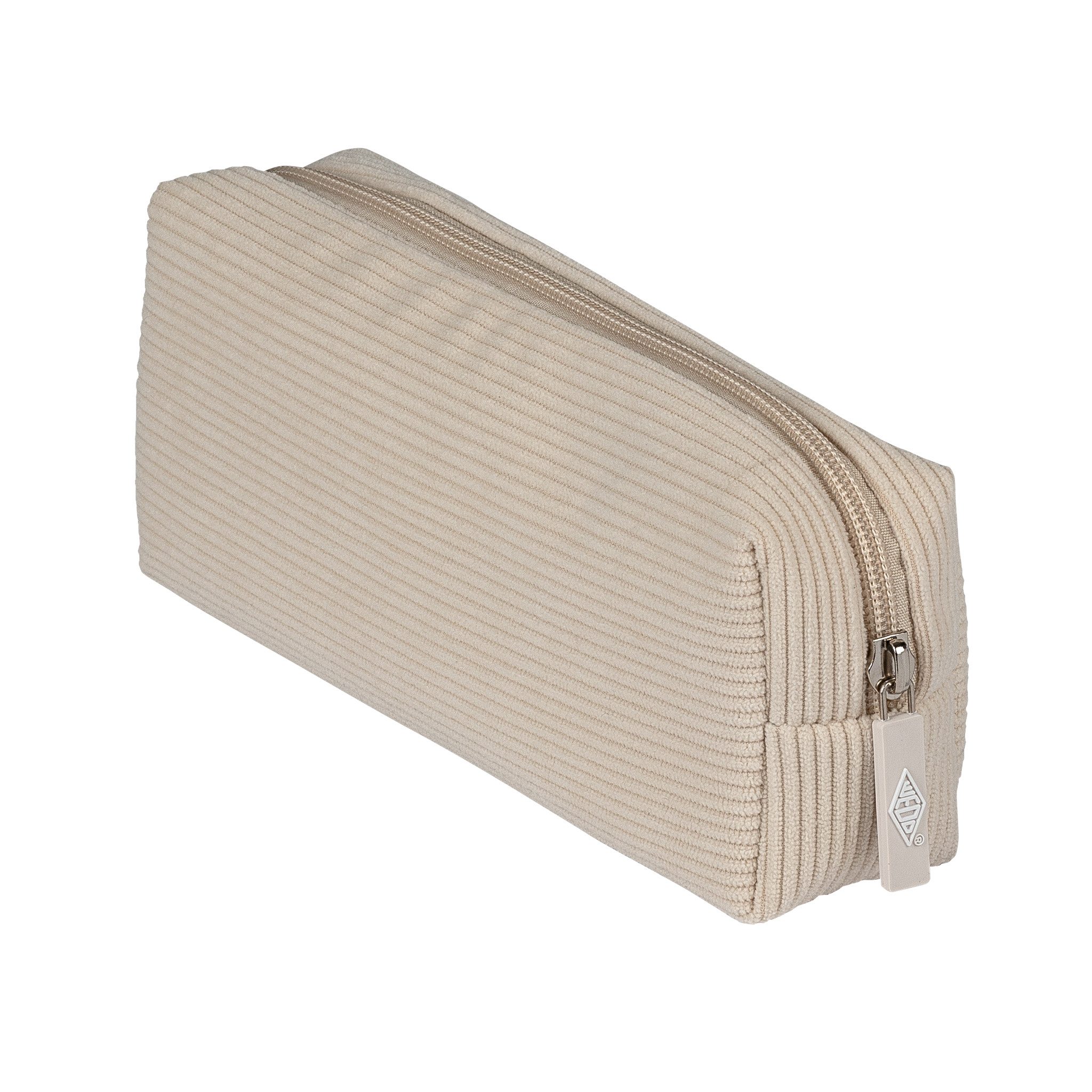 WEDO Schreibgeräteetui WEDO 24245230 WEDO Schlamper-Etui aus Cord, beige
