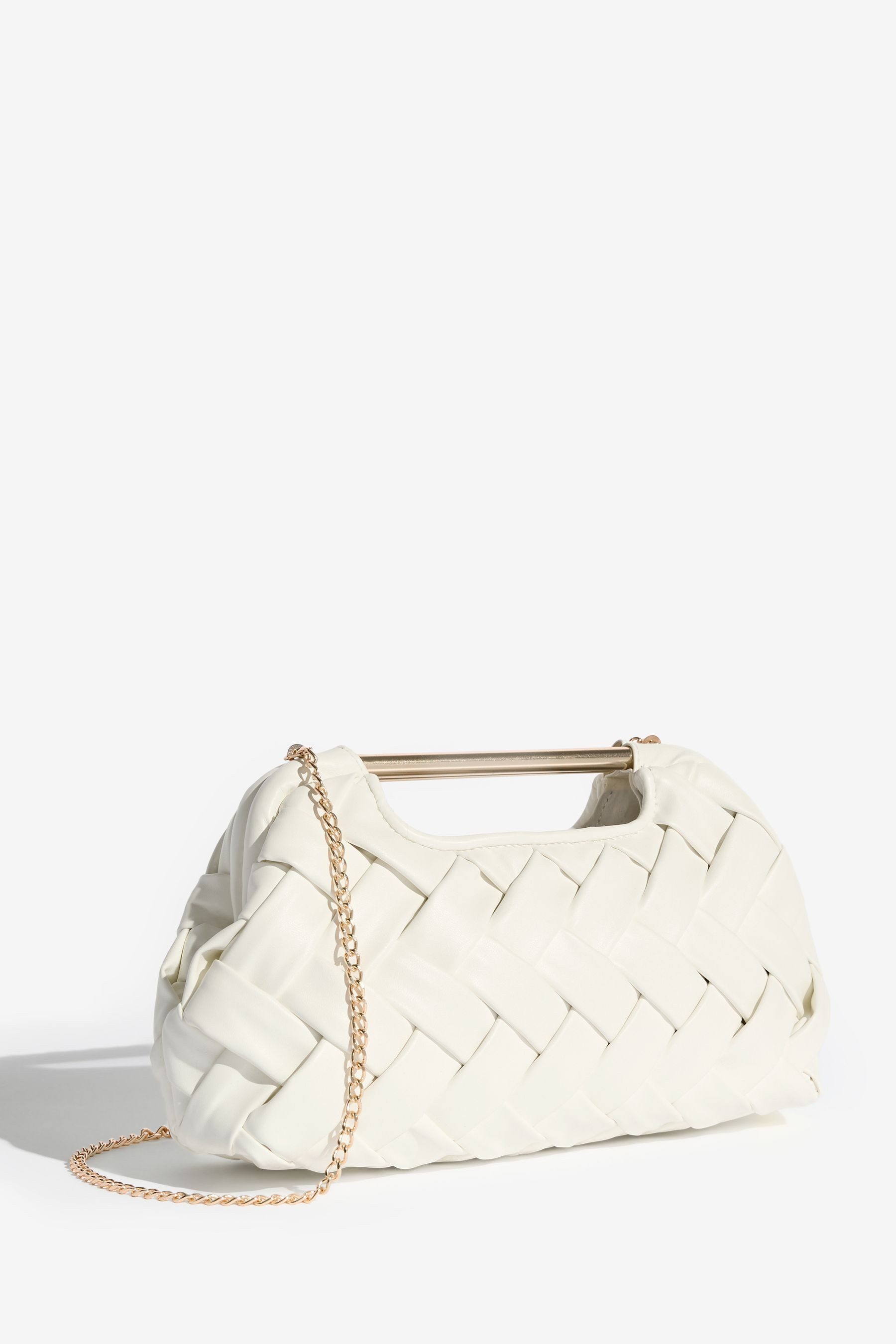 LIPSY Clutch Clutch-Tasche in Flechtoptik mit Griff (1-tlg)