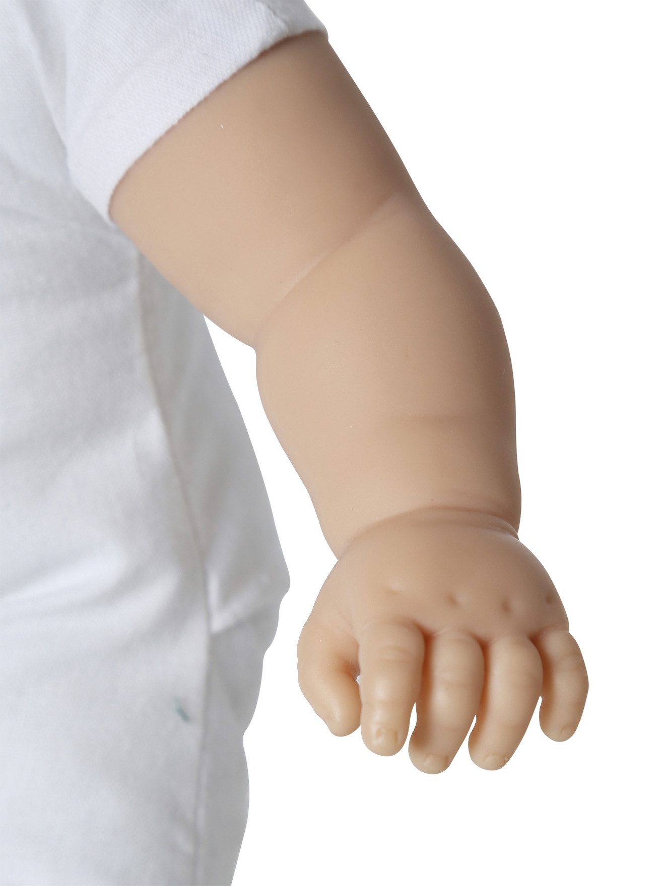 vertbaudet Puppen Accessoires-Set Weiche Puppe mit Schlafaugen, Länge 30 cm
