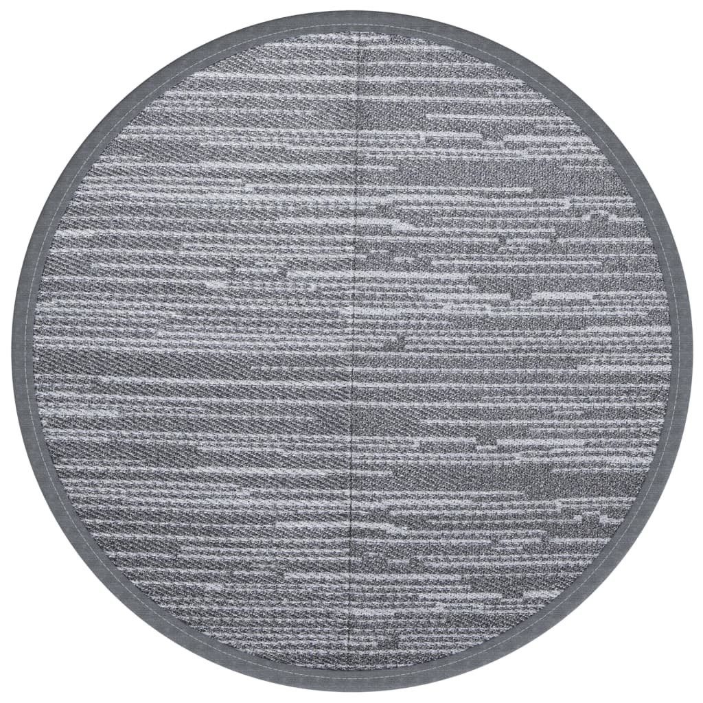 vidaXL Outdoorteppich Outdoor-Teppich ARAKIL Grau Ø160 günstig online kaufen