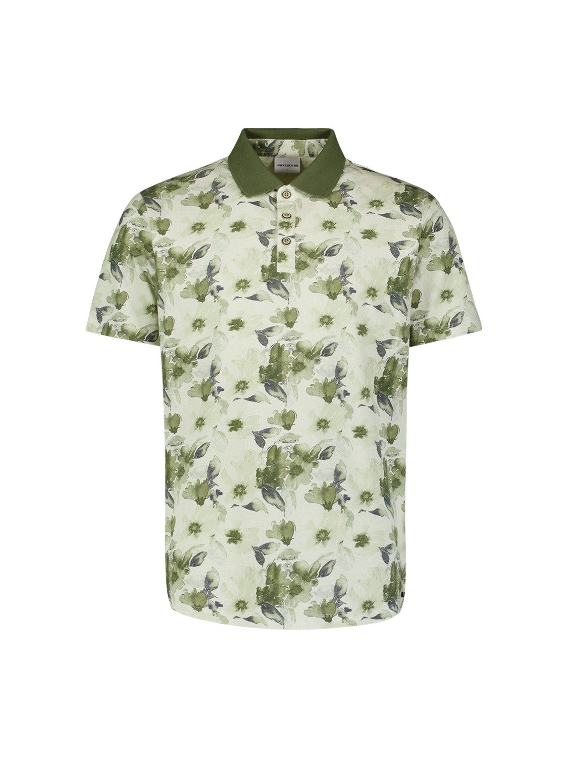 NO EXCESS Poloshirt Polo Short Sleeve Printed - Sommershirt - Kurzarmshirt