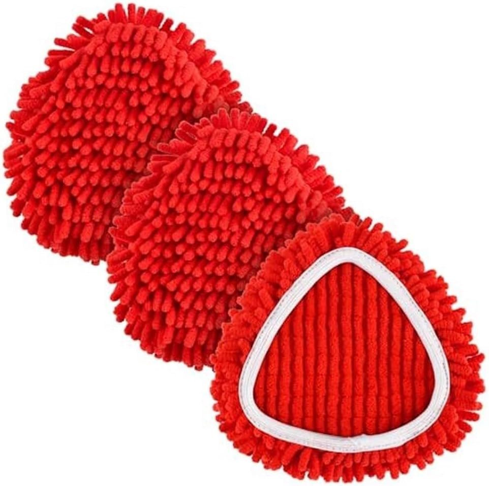 FELIXLEO 3 Mikrofaser Chenille Ersatz-Moppköpfe für O-Cedar EasyWring Wischbezug (1-tlg)