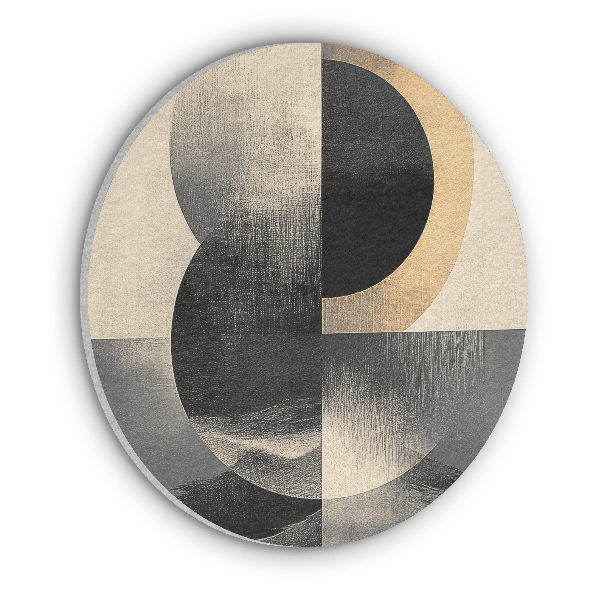 MuchoWow Gemälde Kreise - Schatten - günstig online kaufen