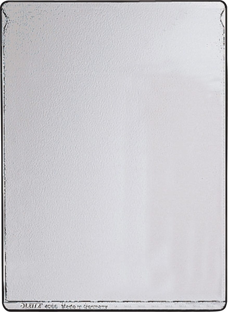 Schreibgeräteetui Ausweishüllen A5 0,20mm PVC transparent genarbt