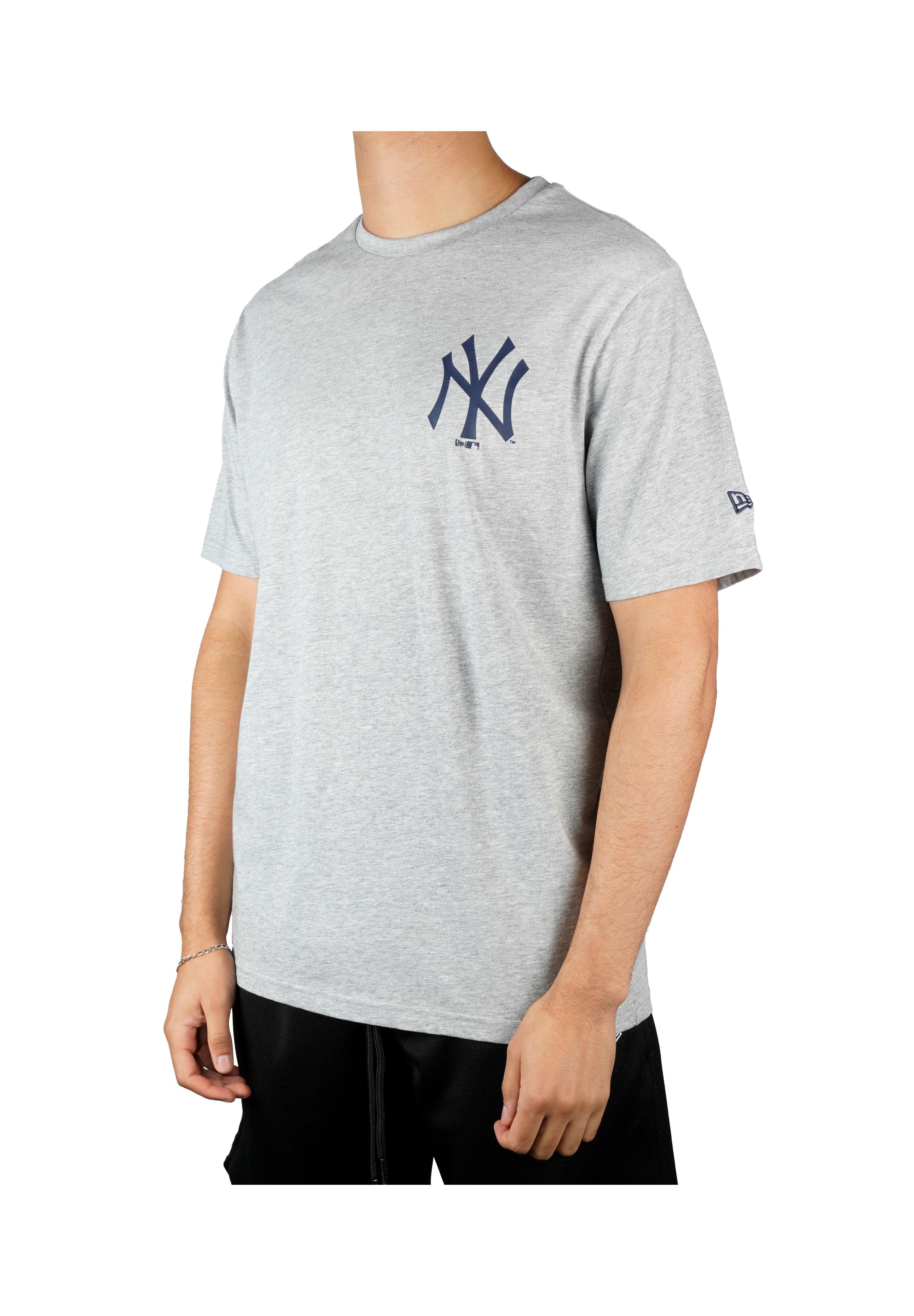New Era T-Shirt New York Yankees New Era MLB Pennant Graphic Tee T-Shirt Grau (1-tlg)