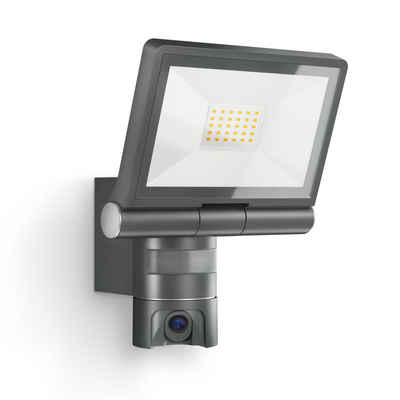 steinel LED Wandstrahler XLED Cam1 SC, LED fest integriert, Warmweiß, Gegensprechanlage, Full HD Kamera, inkl. 16 GB SD-Karte