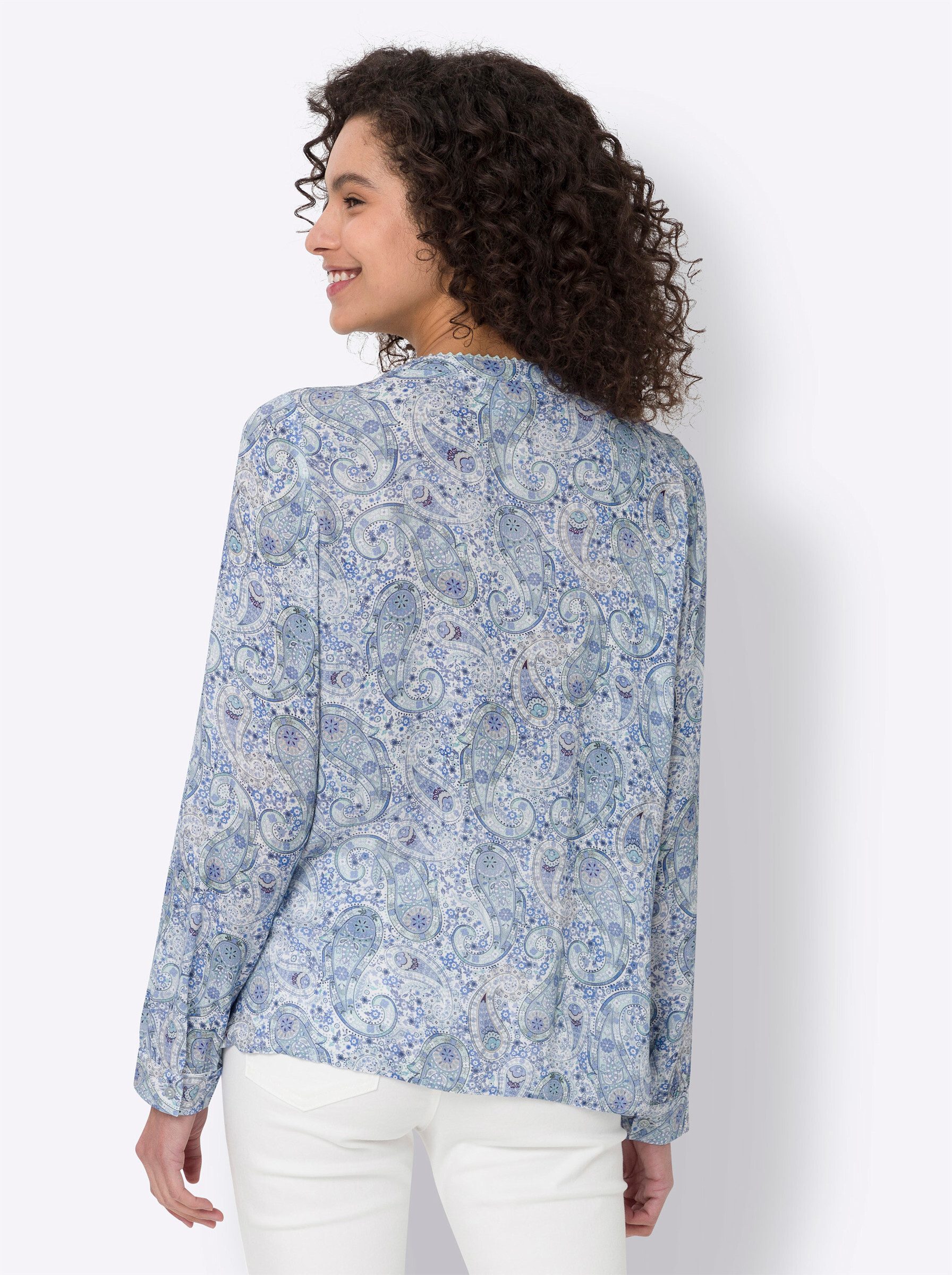 heine Klassische Bluse Druckbluse günstig online kaufen