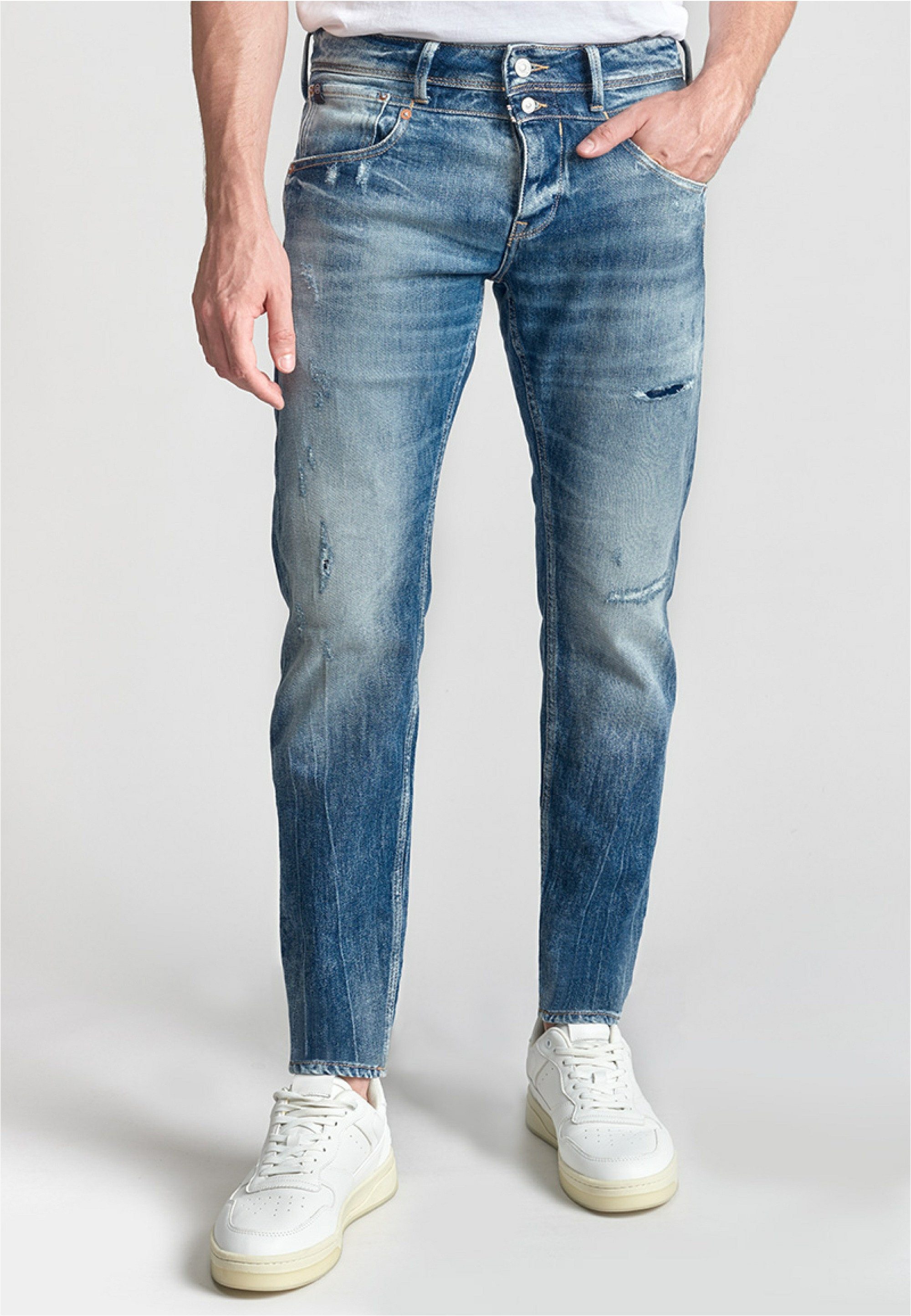 Le Temps Des Cerises Bequeme Jeans 700/11 mit leichten Destroyed-Elementen günstig online kaufen