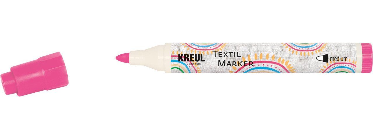 Kreul Textilfarbe Kreul Textil Marker medium neonpink