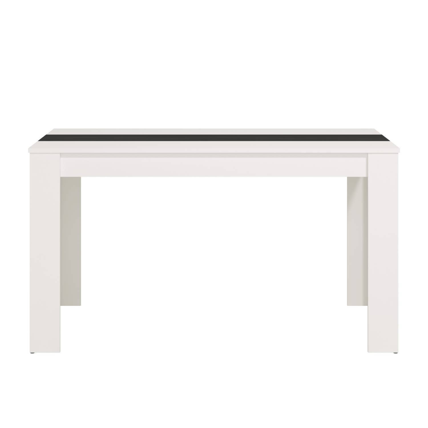 Homestyle4u Esstisch Esszimmertisch Holztisch | | cm 135x80 weiß Küchentisch weiß mehrere Holz Set) (kein Farben weiß