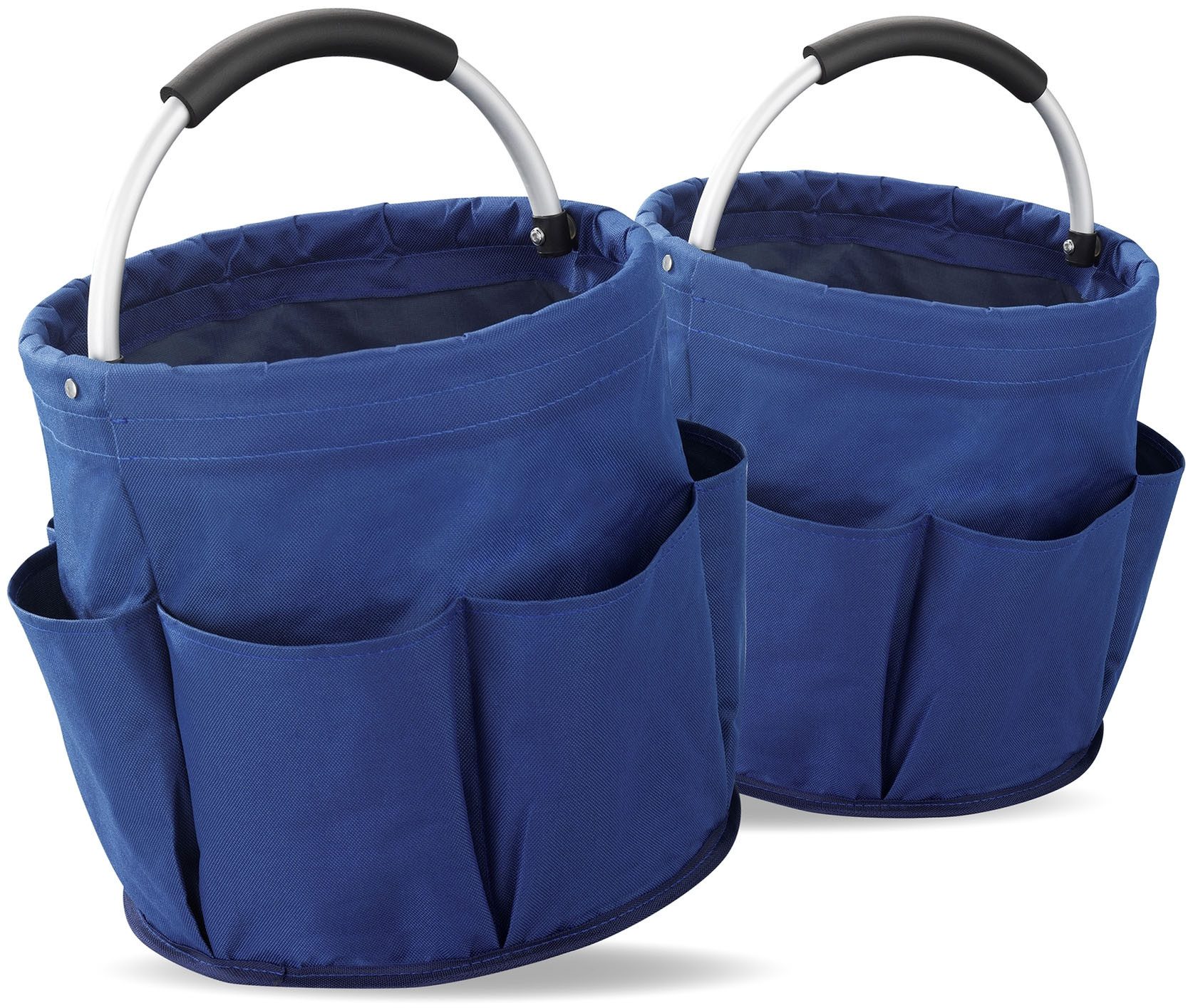 Maximex Organizer Universal-Reinigungs-Caddy (Set, 2 St), Allzweckkorb mit 6 Außentaschen, ideal für Haushalt, Garten & Camping