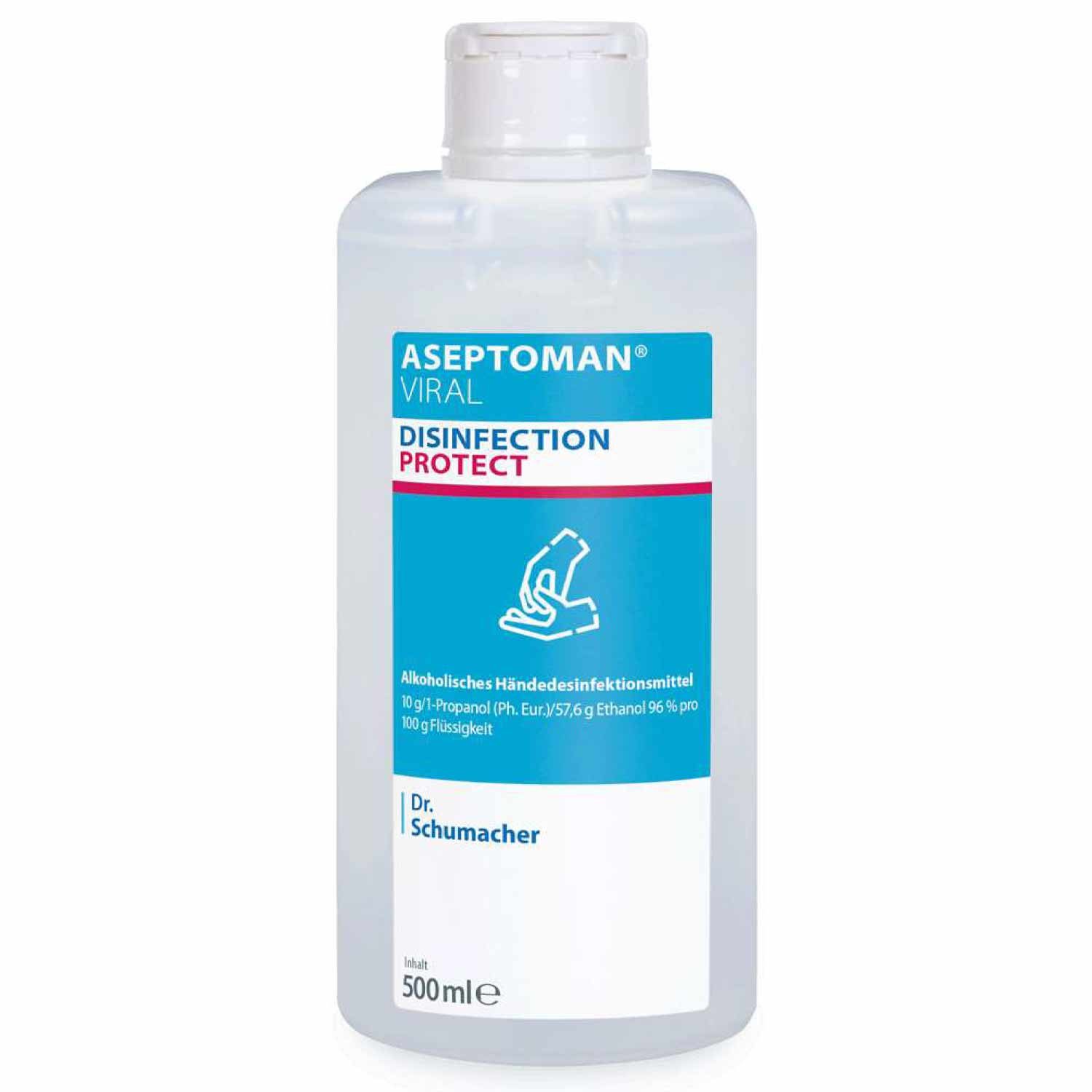 Dr. Schumacher Aseptoman Viral 500 ml Hand-Desinfektionsmittel