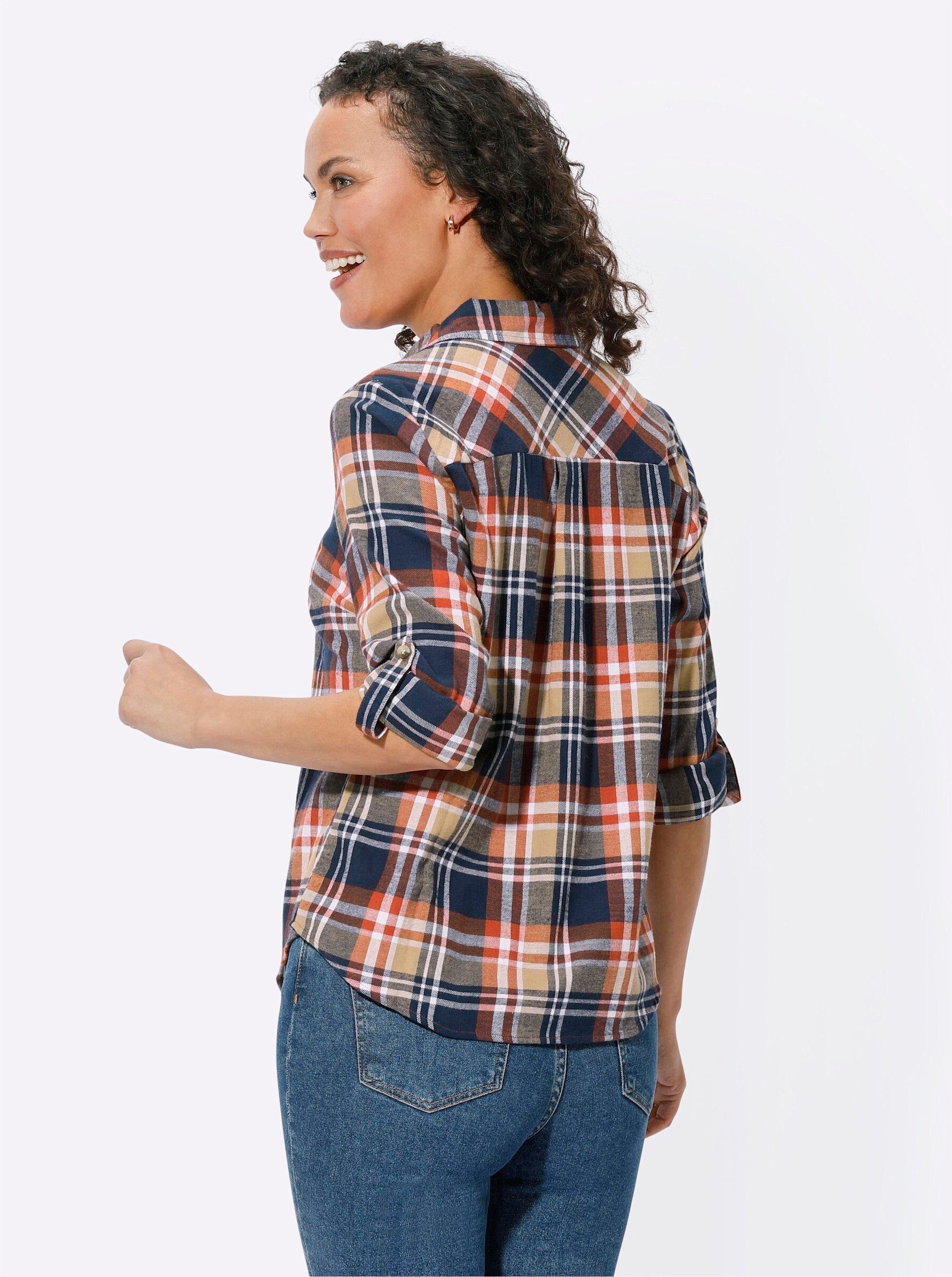 Witt Klassische Bluse Flanell-Bluse günstig online kaufen