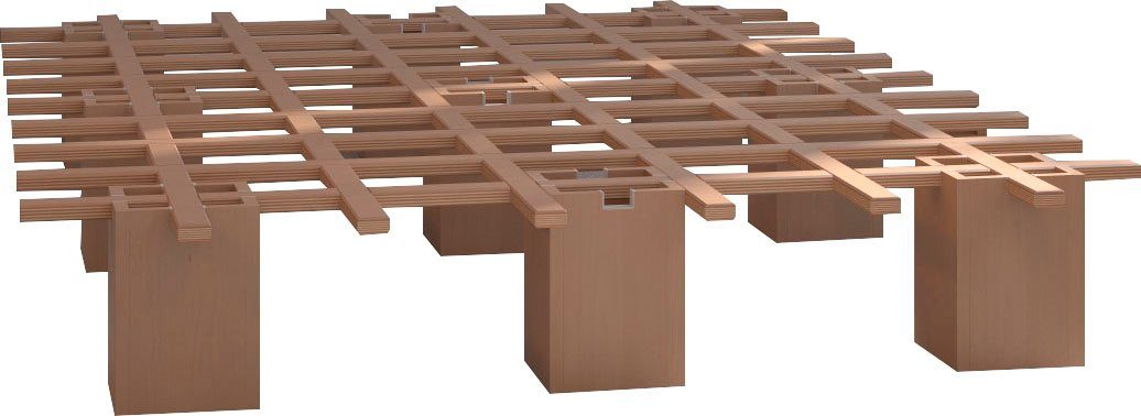 Tojo Bett Tojo-system, einfache Montage ohne Werkzeug, in verschiedenen Breiten