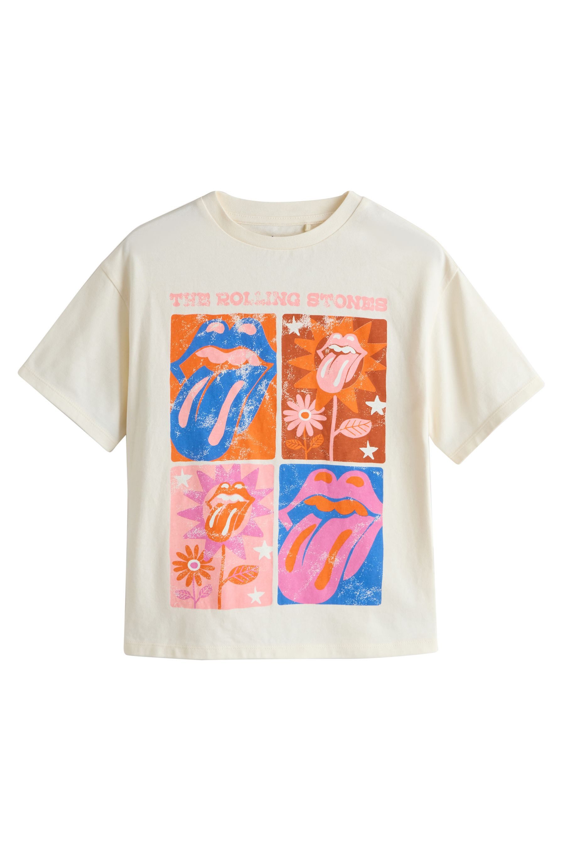 T-Shirt T-Shirt mit Pailletten, The Rolling Stones